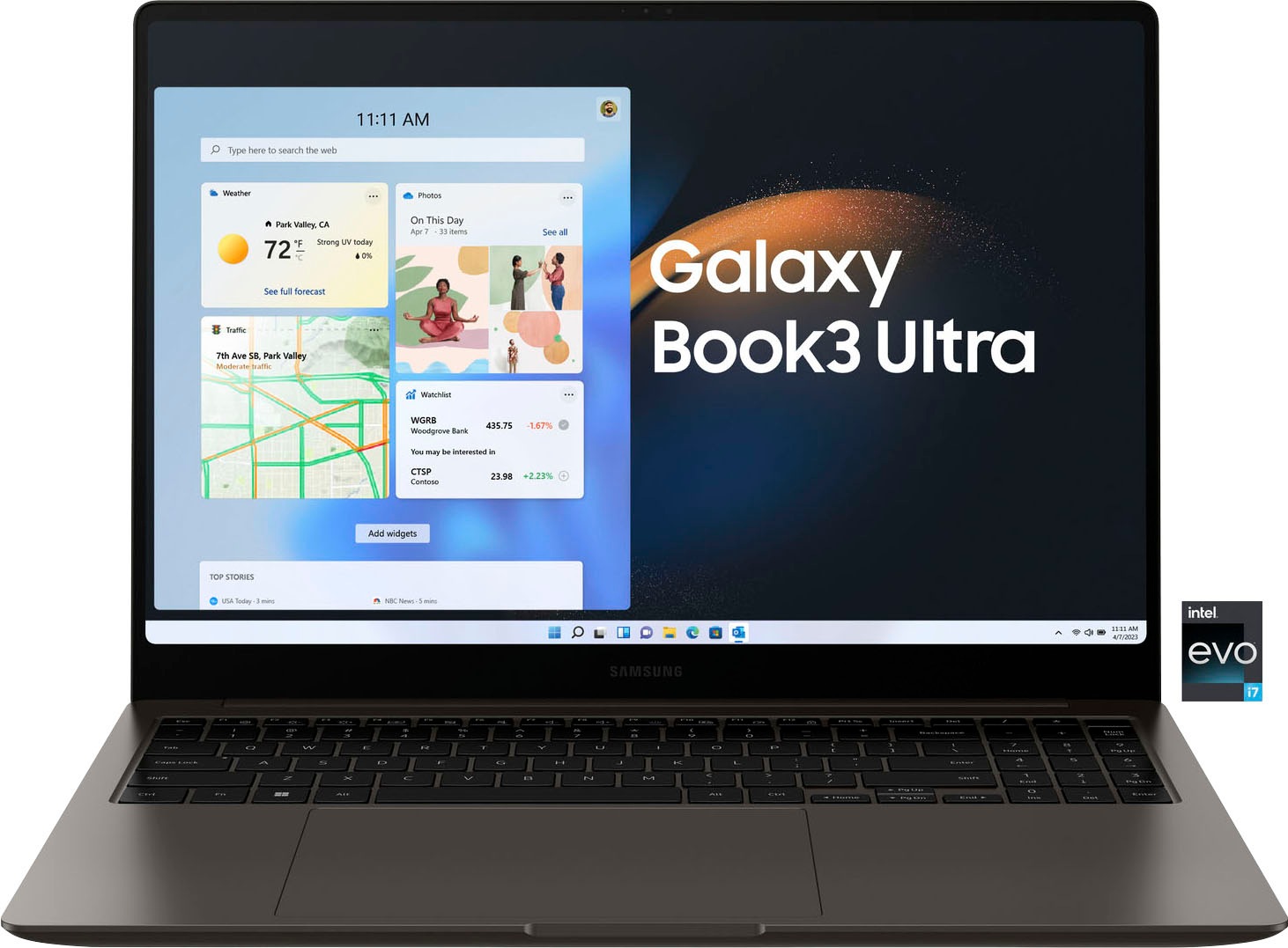 Samsung Notebook »Galaxy Book3 Ultra«, (40,62 cm/16 Zoll), Intel, Core i7, GeForce RTX... kaufen