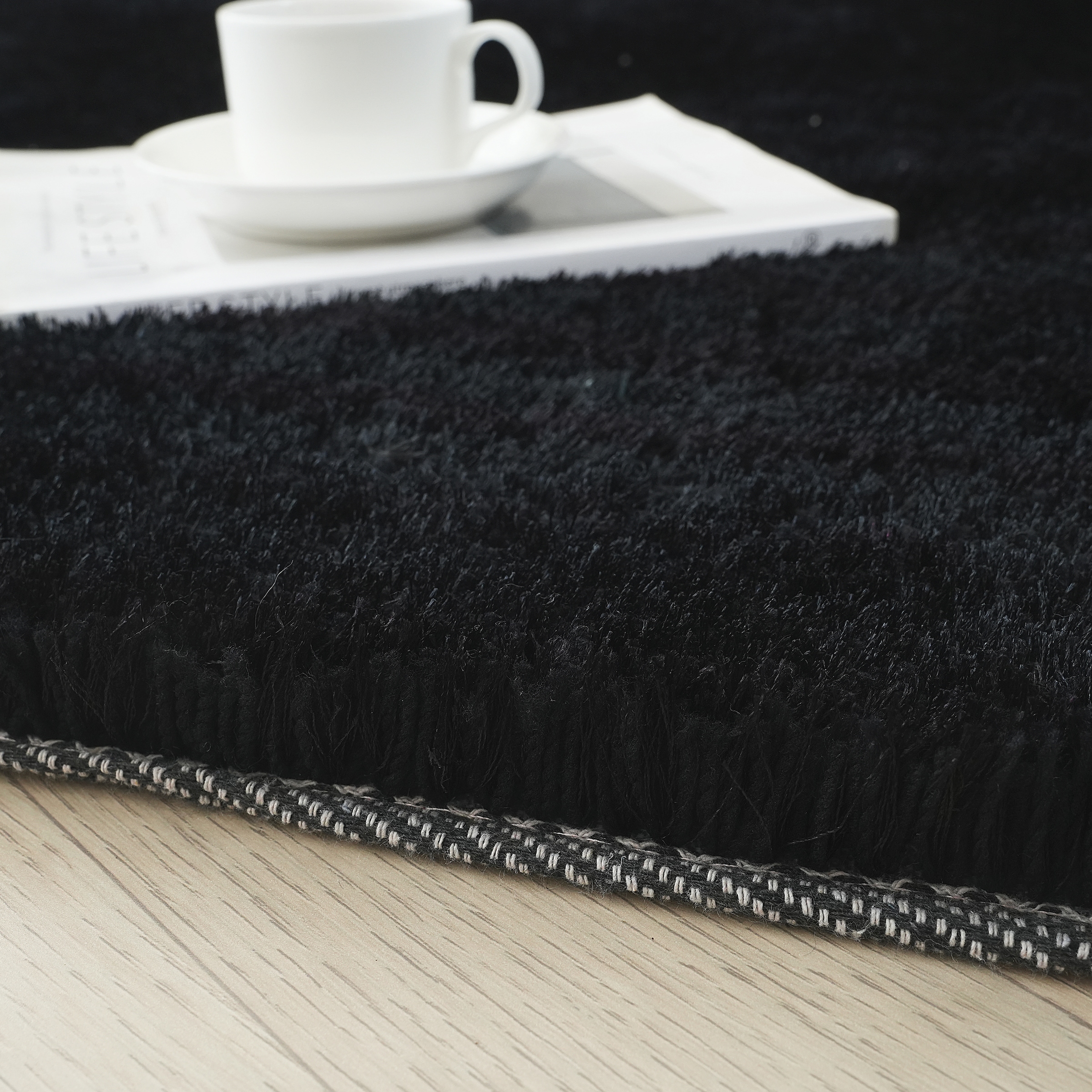 Bruno Banani Teppich »Dana Teppich, besonders weich und kuschelig, Kundenliebling«, rechteckig, 30 mm Höhe, uni, Mikrofaser Teppiche, Wohnzimmer, Schlafzimmer, Esszimmer