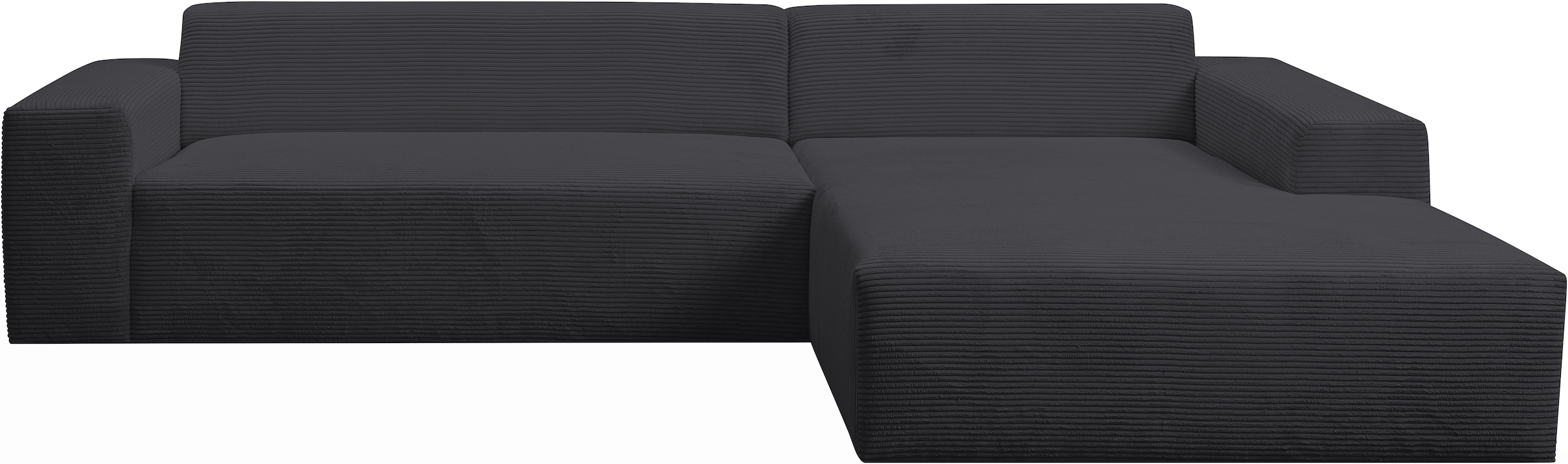 WERK2 Ecksofa »Zeus-XL, Mega-Sofa mit großer Sitztiefe, Stellmaße 311cm x 210cm«, Curvy Trend Garnitur mit urbaner Optik, bequem, Big-Sofa, L-Form