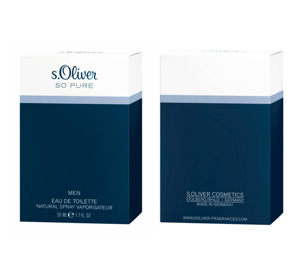 s.Oliver Eau de Toilette »s.Oliver So Pure Men EDT NATURAL SPRAY 50 ML«, (Packung, 1 tlg.), mit unaufdringlichem Charakter
