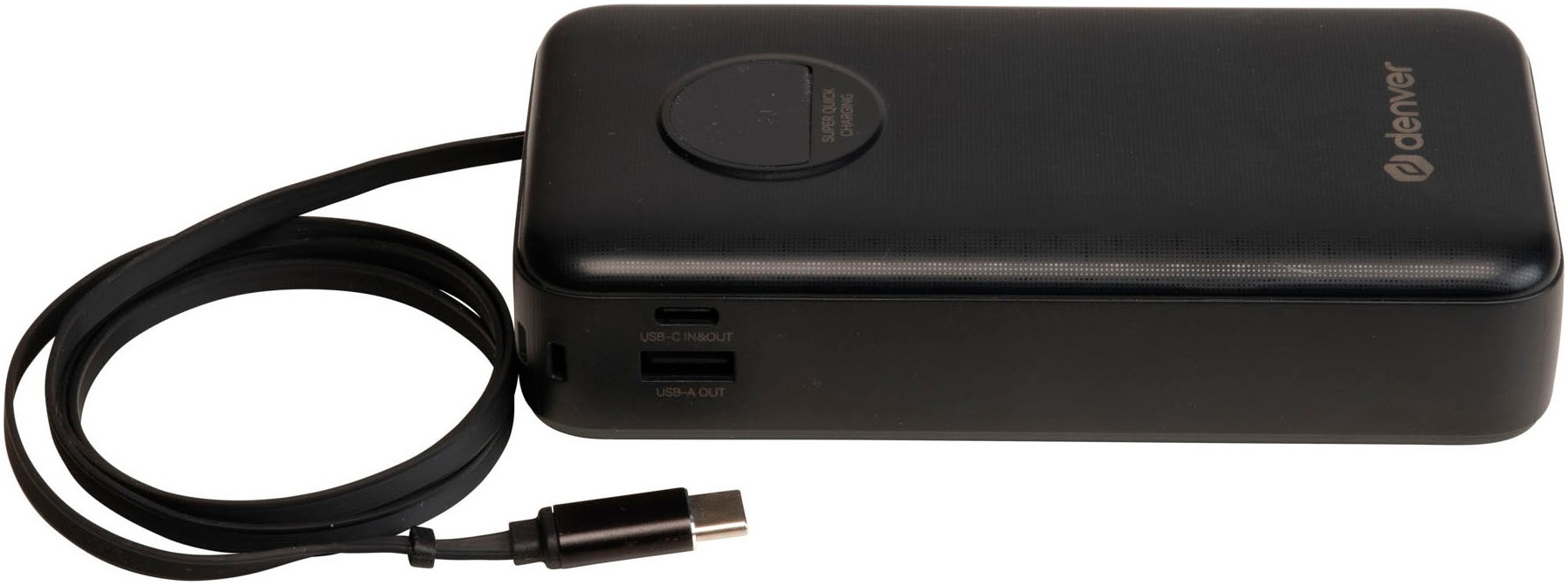 Denver Powerbank »PQC-20065 Zusatzakku 20.000mAh Schnellladefunktion«, Denver PQC-20065 Schnelllade-Powerbank 20000mAh