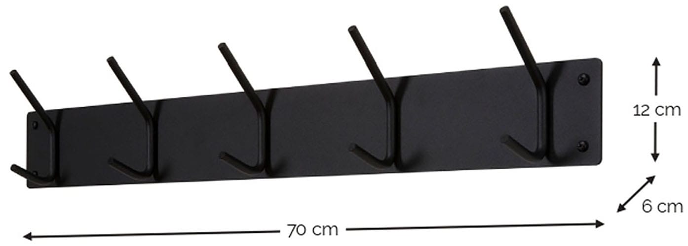 Spinder Design Garderobenhaken »FUSION« Metall, Breite 70 cm