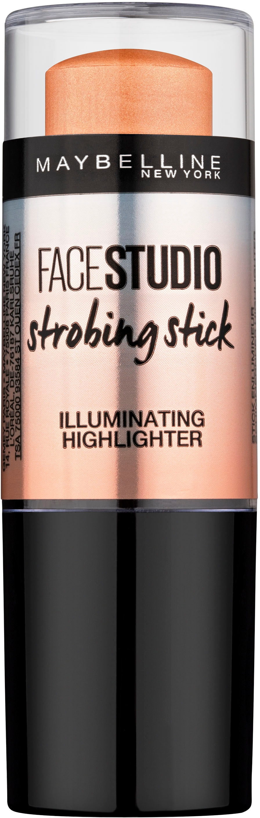 MAYBELLINE NEW YORK Highlighter »Facestudio Strobing Stick«, mit einfacher Mischbarkeit