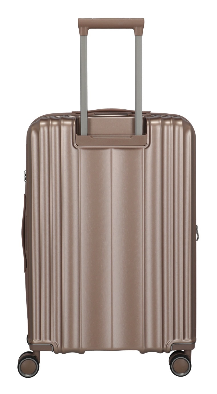 travelite Hartschalen-Trolley »PAROS, in verschiedenen Größen«, 4 Rollen, Reisegepäck Hartschalen-Koffer Kreuzspanngurte