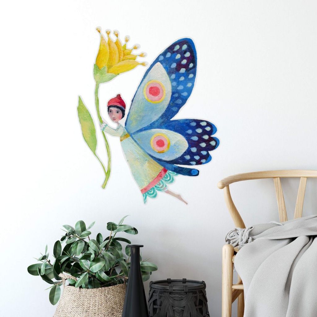 Wall-Art Wandtattoo »Märchenhaft Schmetterling«, (1 St.)