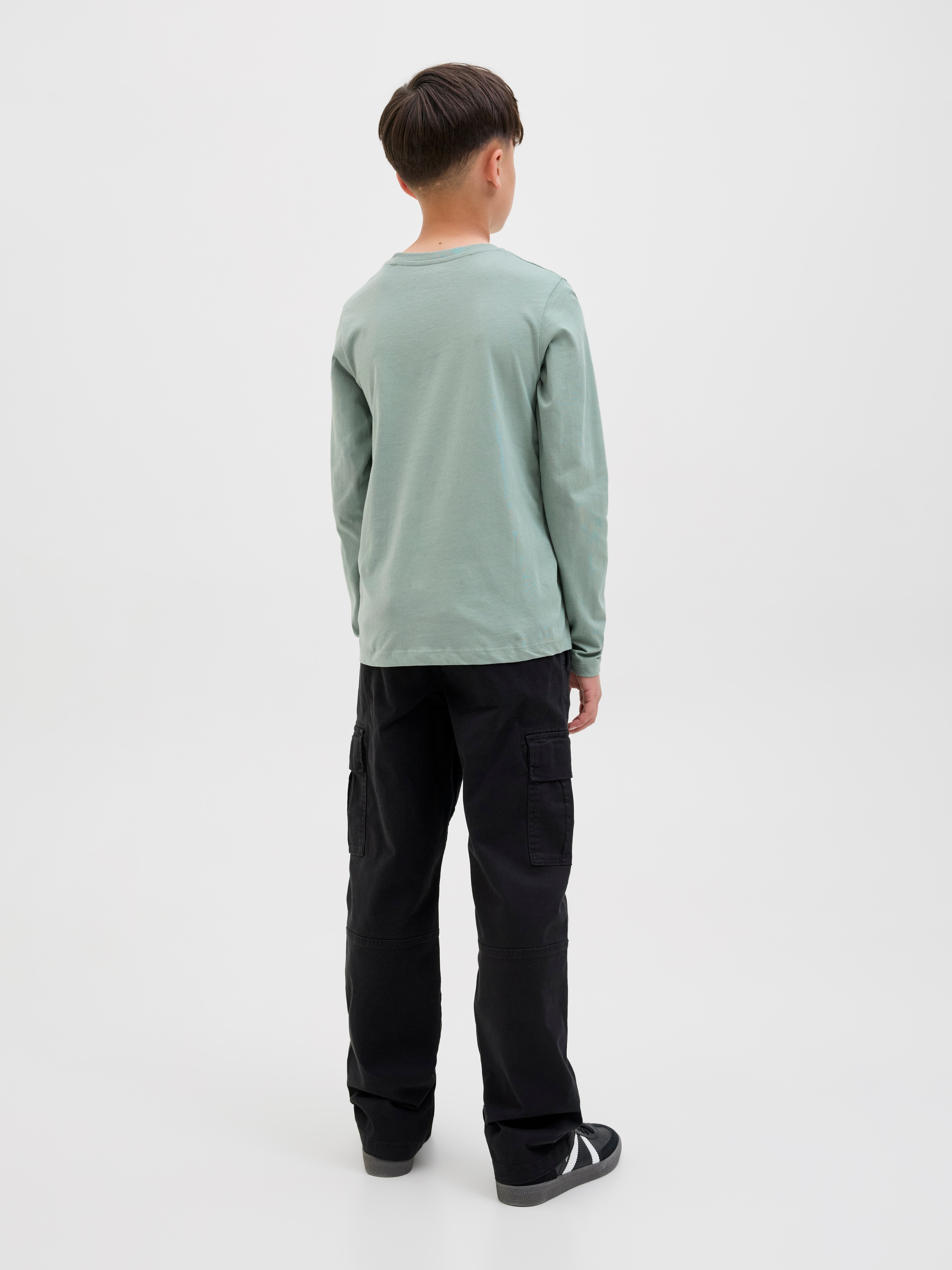 Jack & Jones Junior Langarmshirt »JJGEPLAS TEE LS CREW NECK JNR«