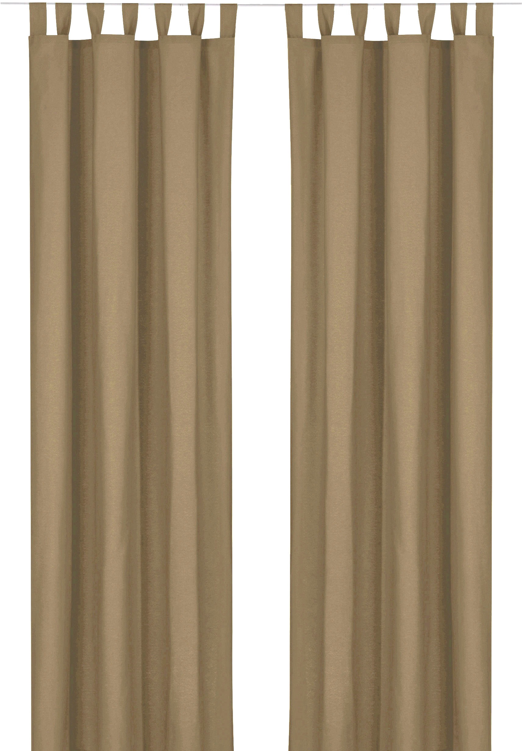 Weckbrodt Vorhang »Sento«, (1 St.), Baumwolle, blickdicht, matte Struktur, unifarben, Gardine, Store