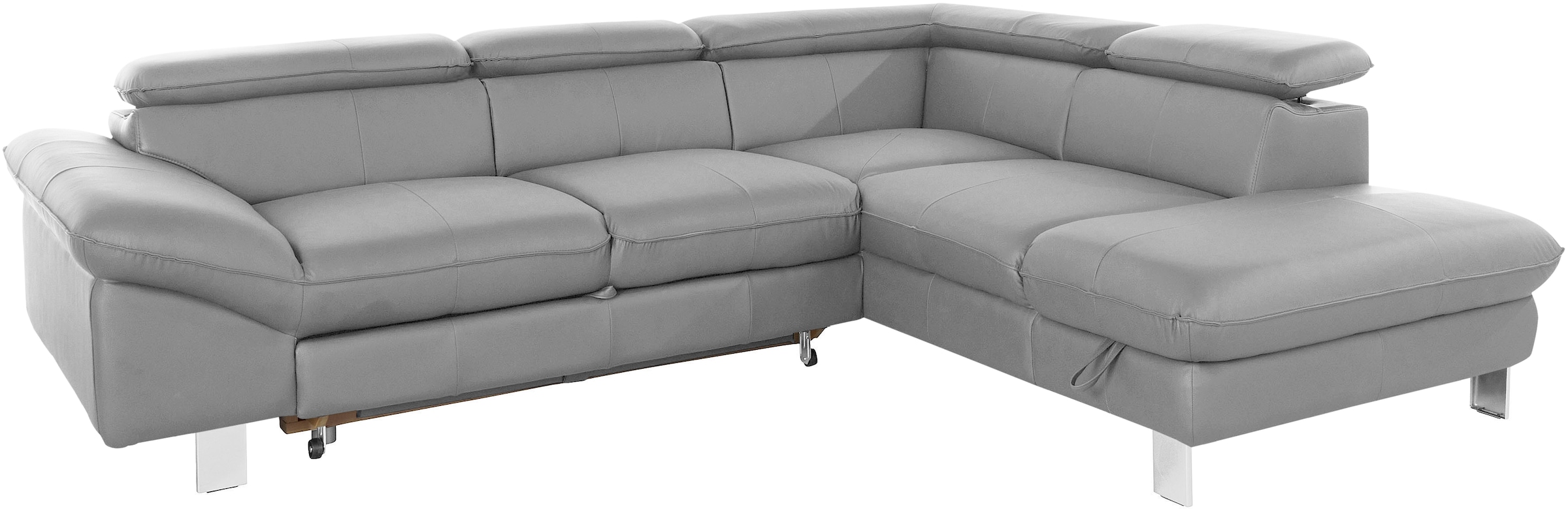 COTTA Ecksofa »Driver L-Form«, mit Kopfteilverstellung, wahlweise mit Bettfunktion & Bettkasten
