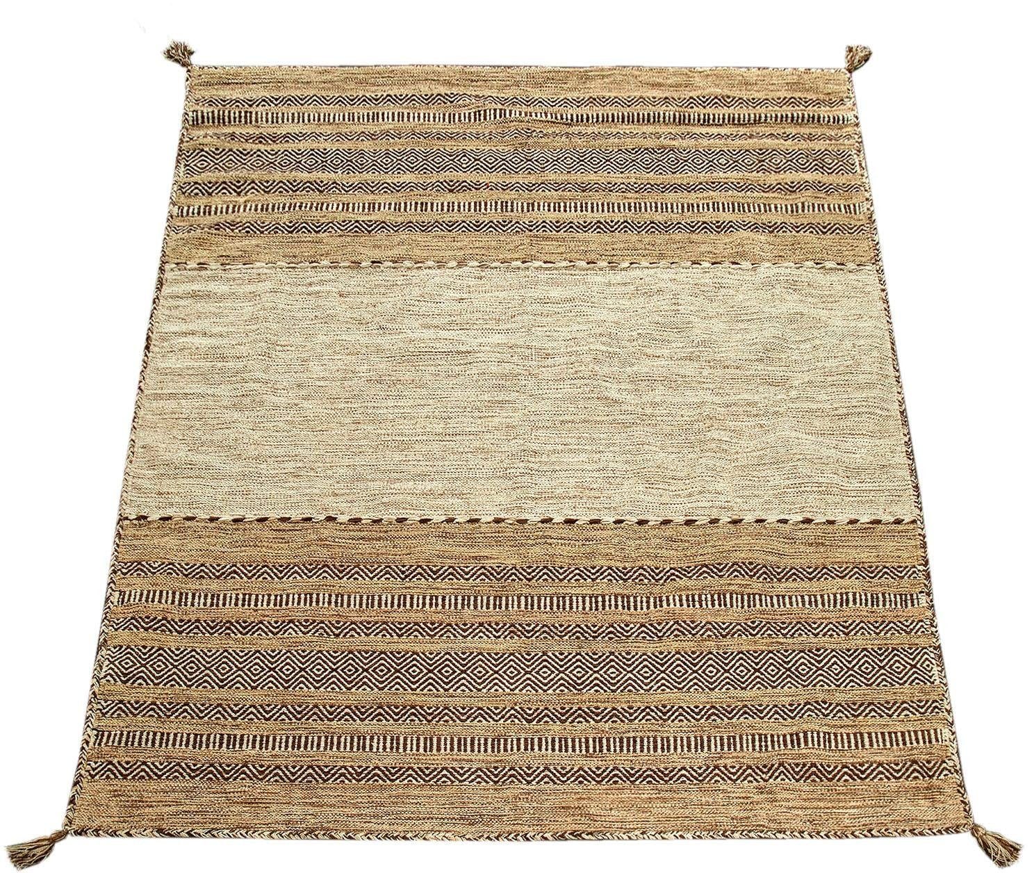 Paco Home Teppich »Kilim 217«, rechteckig, 12 mm Höhe, handgewebter Wendete günstig online kaufen