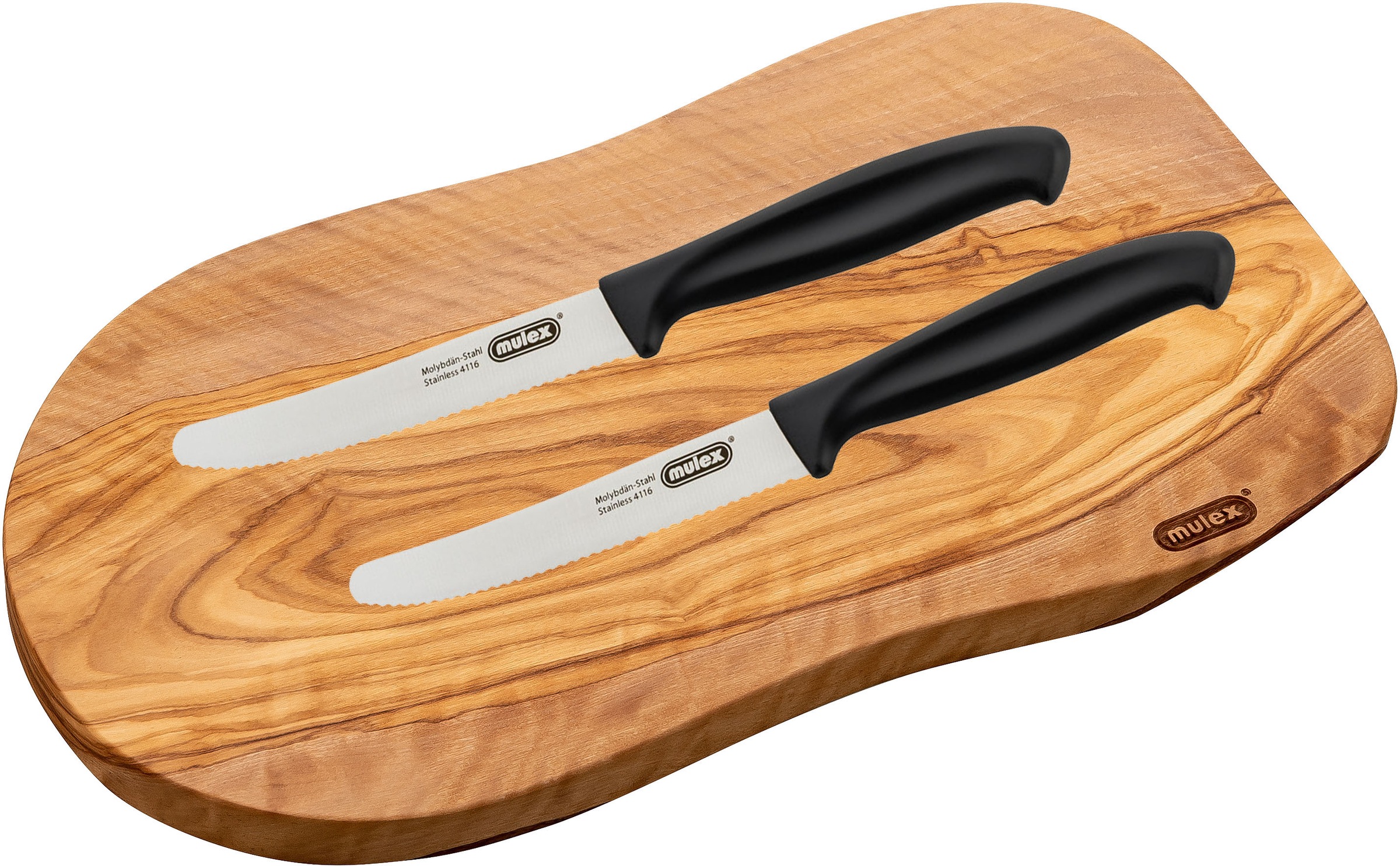 Mulex Schneidebrett »Toscana« Handmade, inkl. 2 extrascharfe Universal Tafe günstig online kaufen