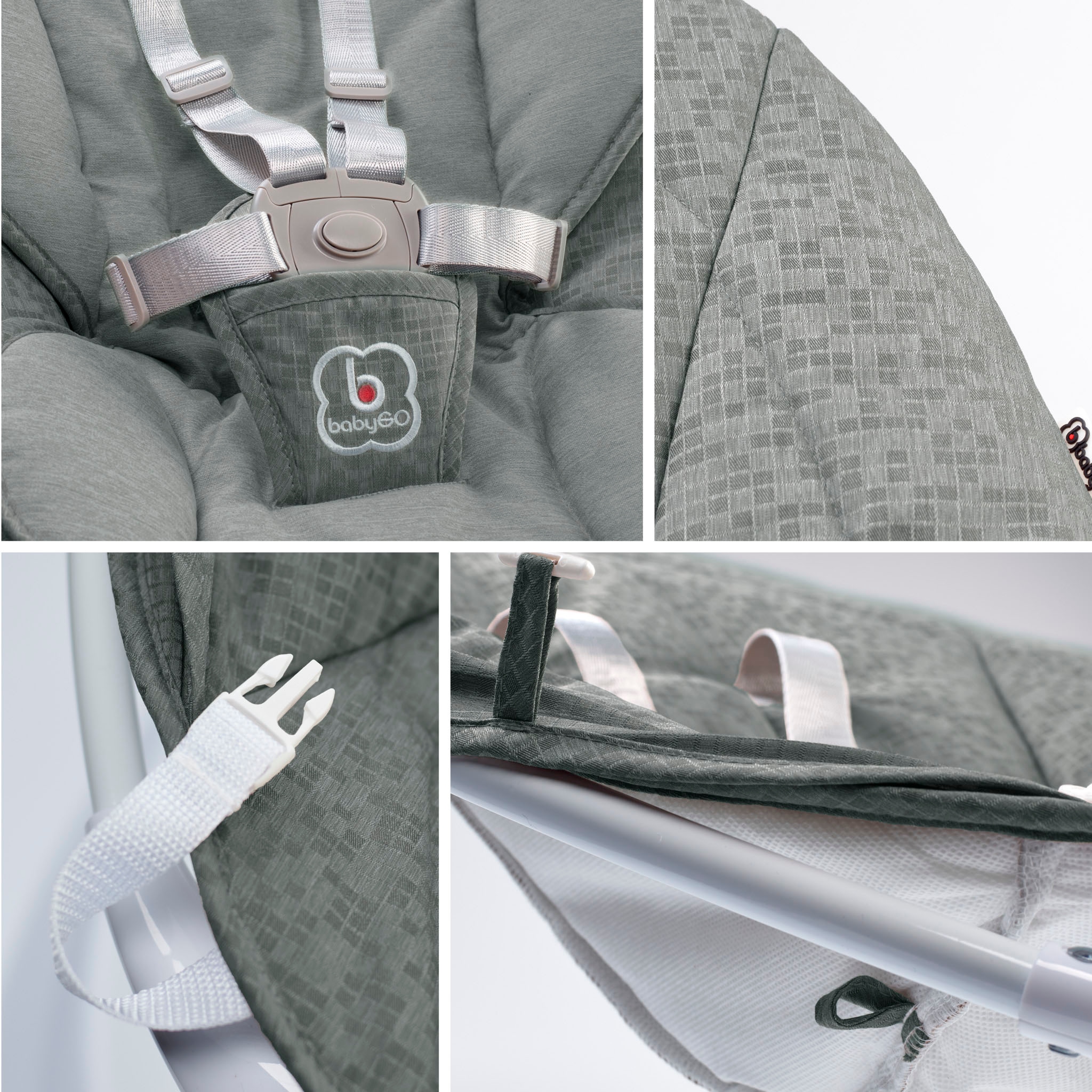 BabyGo Babywippe »Swing«, bis 9 kg, mit Fernbedienung, Musik, Schaukelfunktion