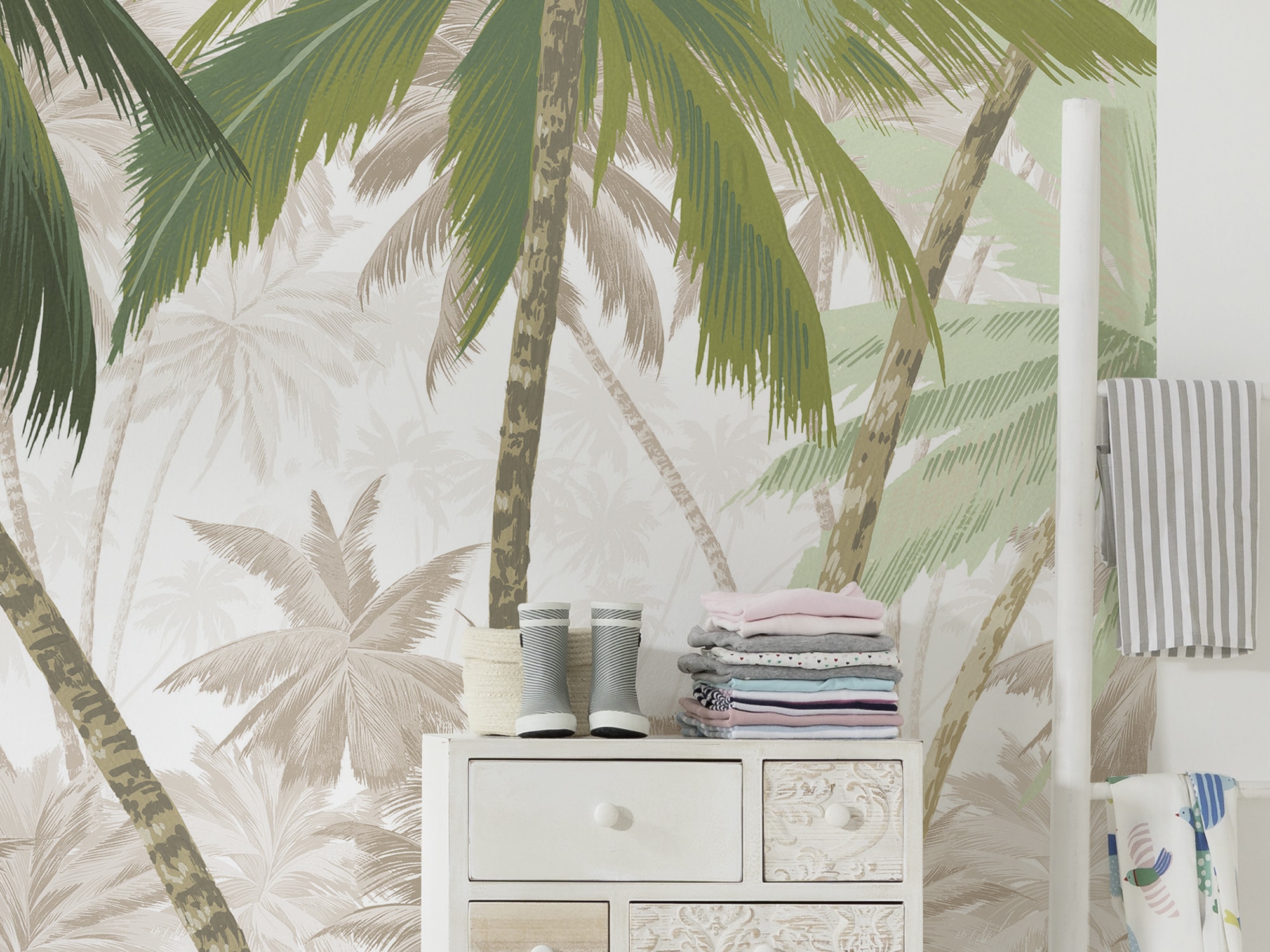 Komar Fototapete »Vlies Fototapete - Palmera - Größe 200 x 280 cm« Motiv | bedruckt glatt