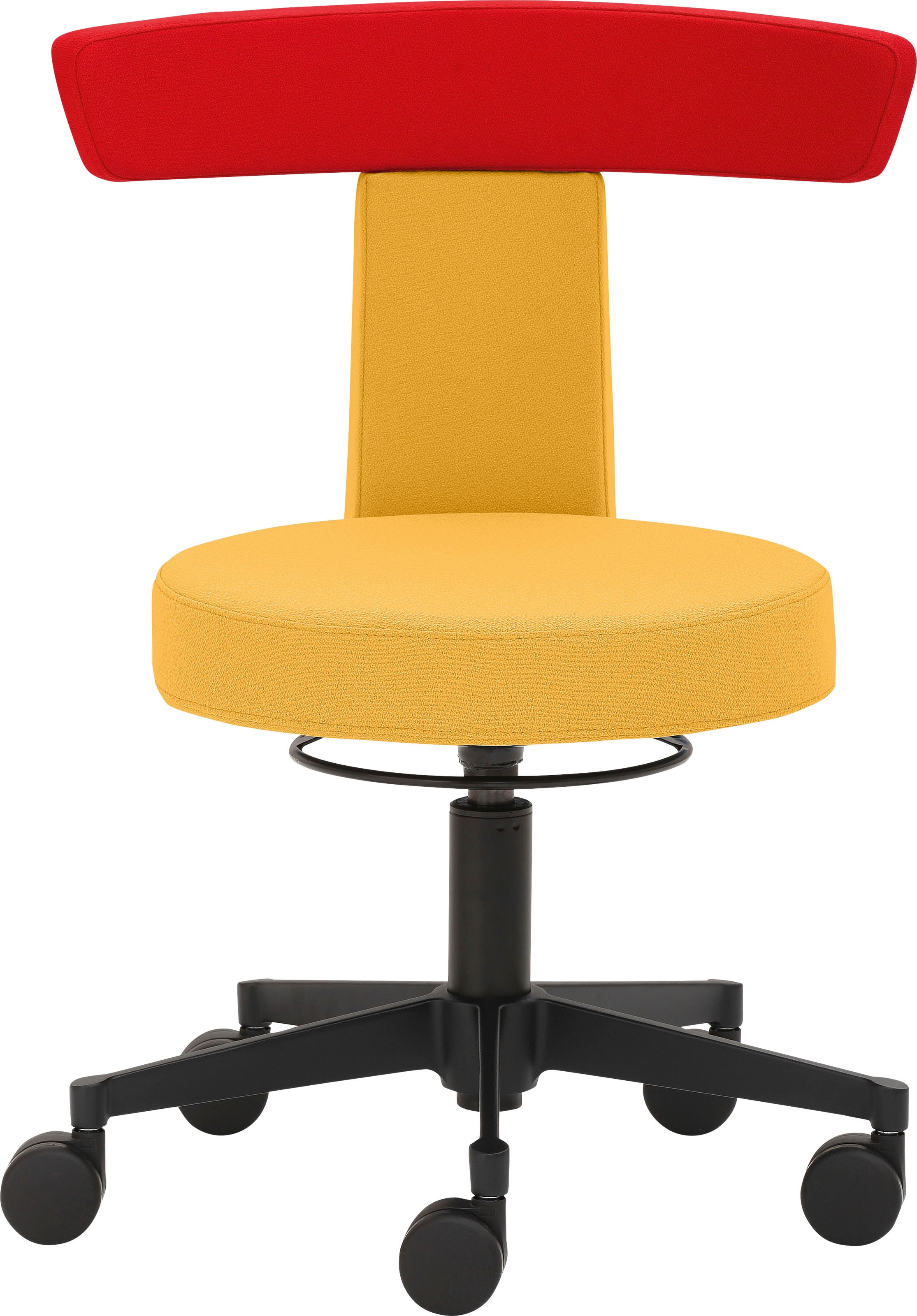 MAYER SITZMÖBEL Drehhocker »1262« 1 Stk. tlg. Funktionsdrehhocker 1262 Orangegelb