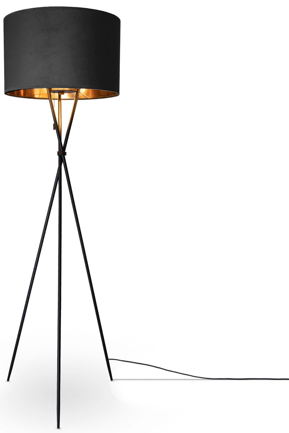 Paco Home Stehlampe »Kate uni Color«, Leuchtmittel E27   ohne Leuchtmittel, günstig online kaufen