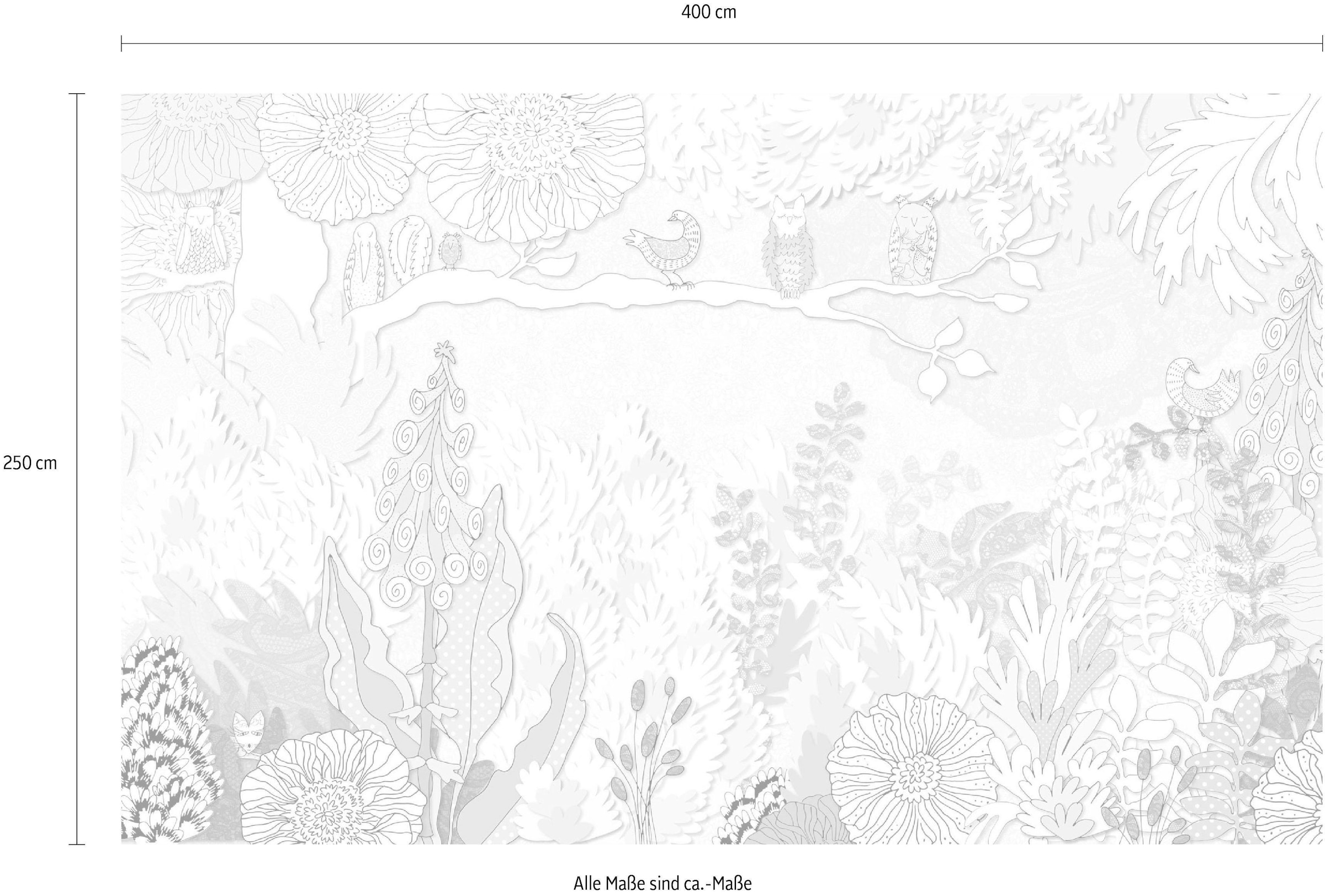 Komar Vliestapete »Digitaldruck Vlies - Dreaming - Größe 400 x 250 cm«, bedruckt, Wohnzimmer, Schlafzimmer