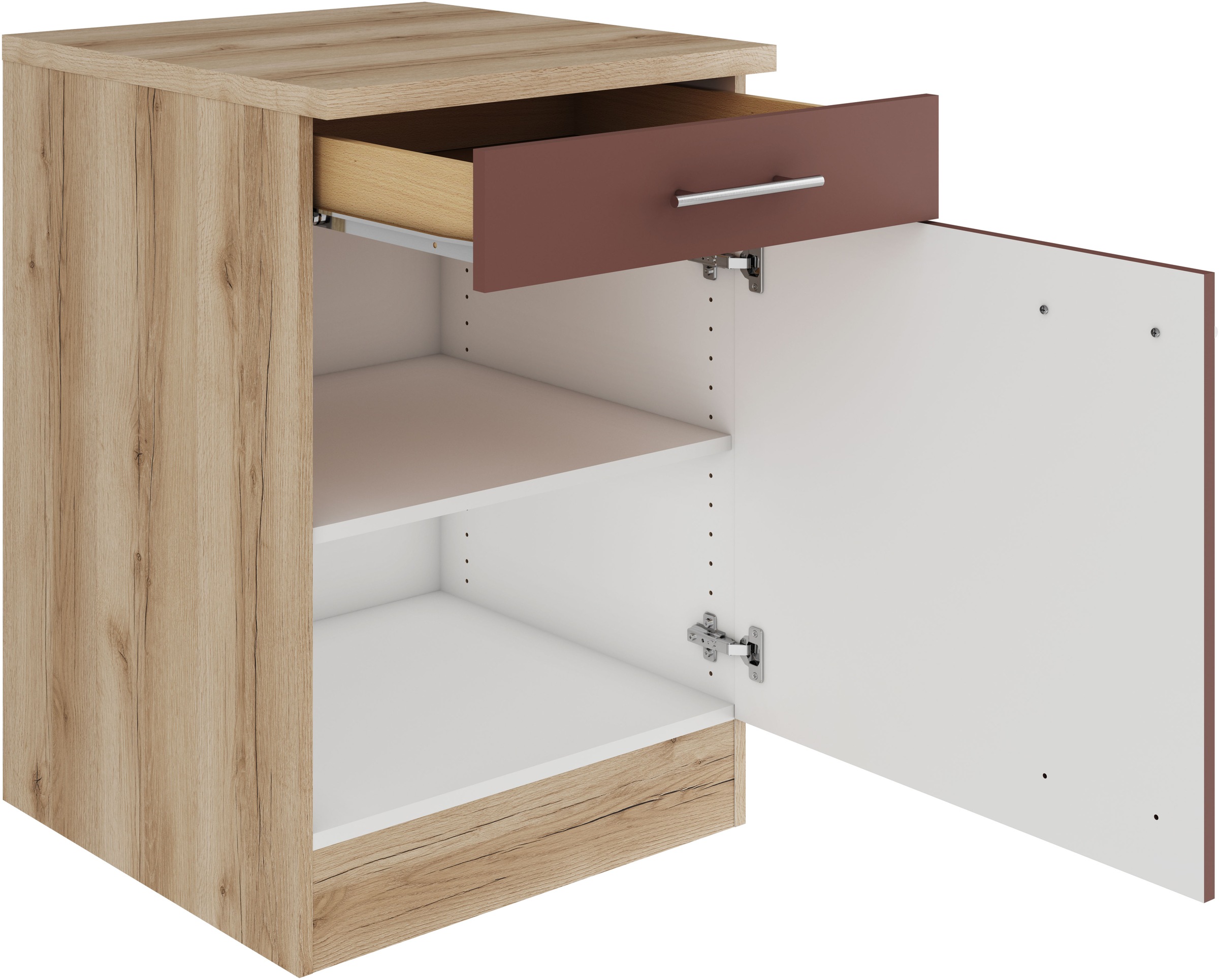 OPTIFIT Unterschrank »Bella«, Breite 60 cm, 1 Tür, 1 Einlegeboden, 1 Schubkasten