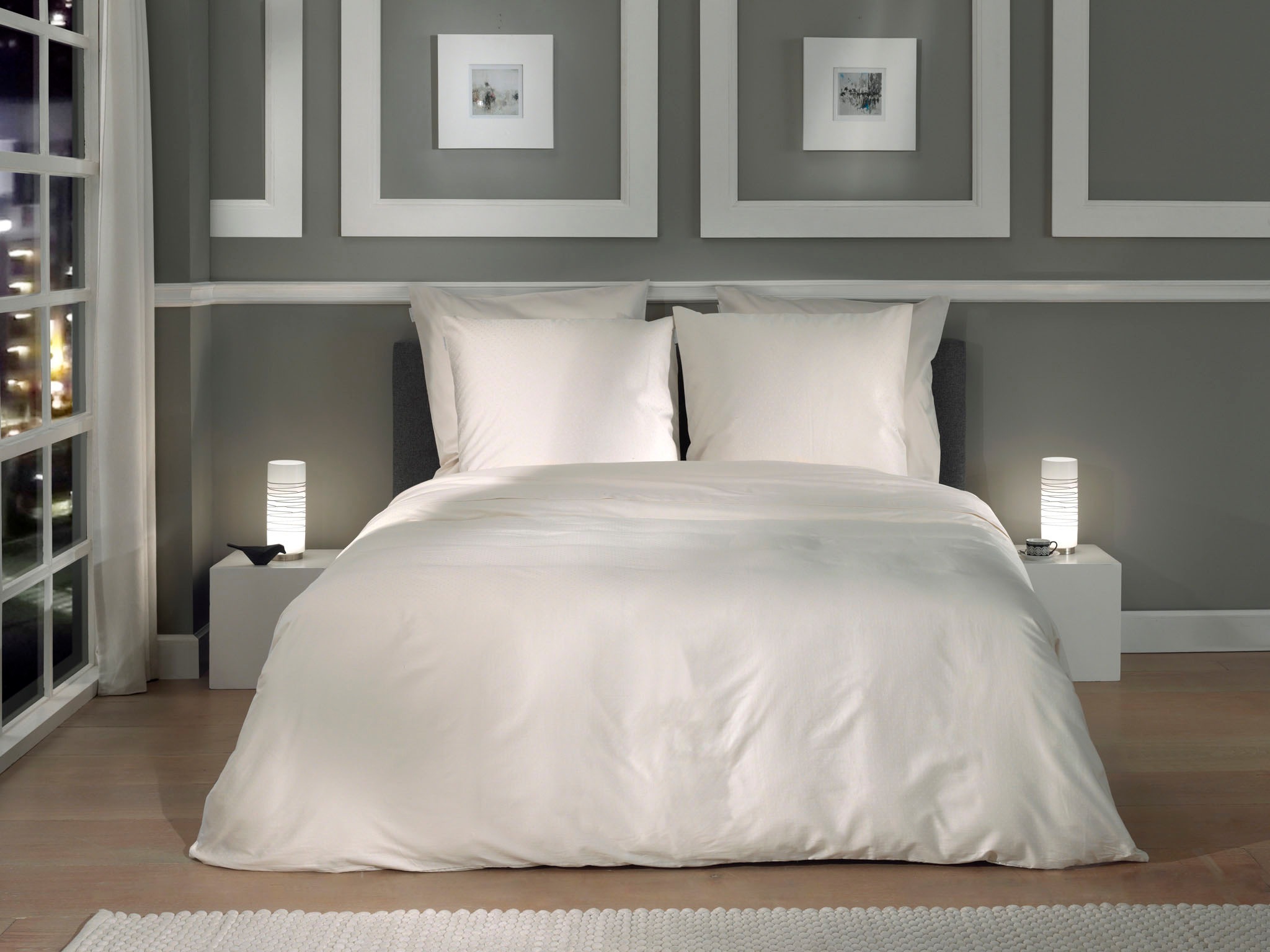 Heckett & Lane Bettwäsche »Punto« 2 Stk. tlg. gepunktet, 100% Baumwolle ab günstig online kaufen