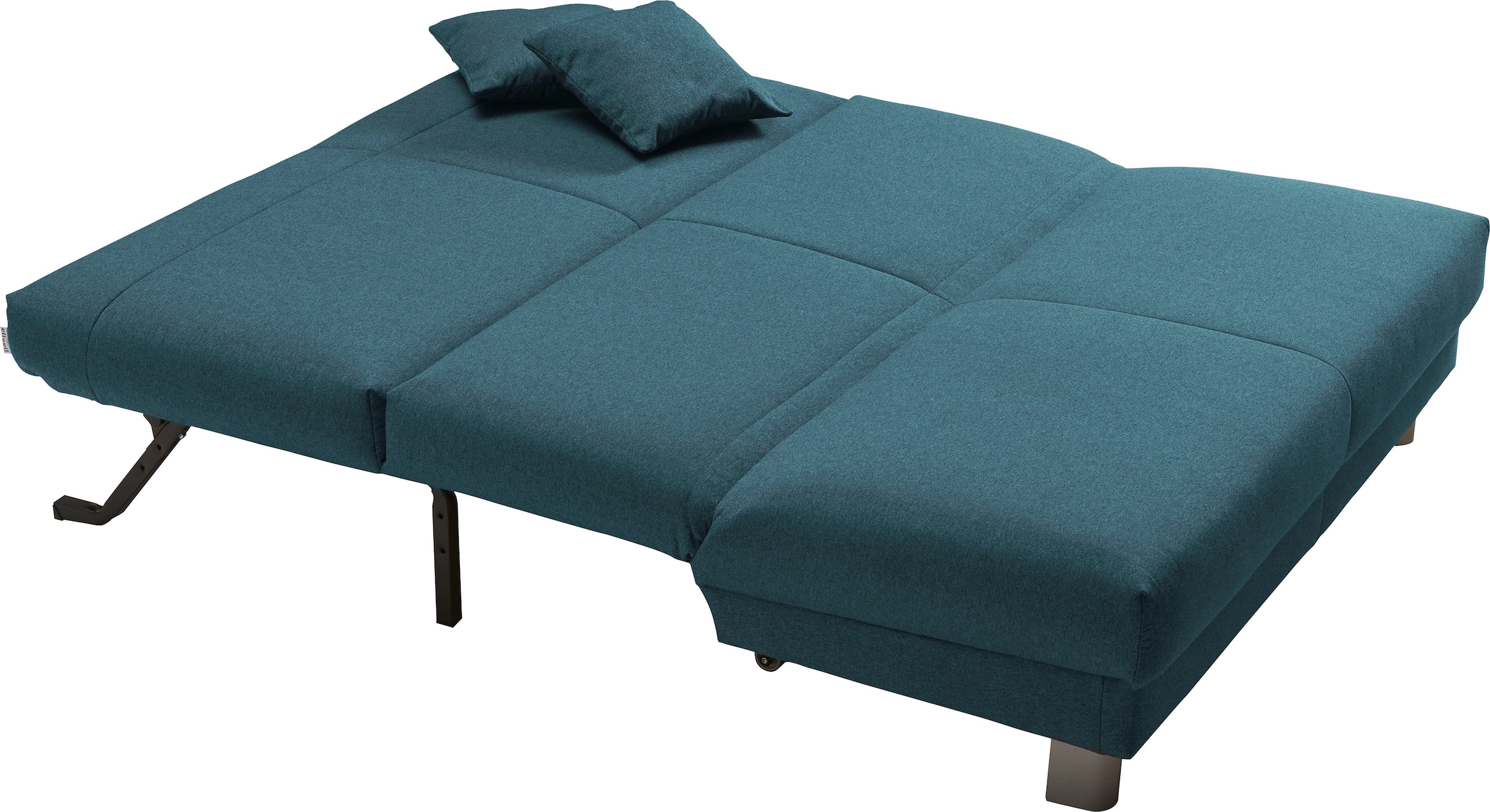 ell + ell Schlafsofa »Enny«, Liegefläche Breite 155 cm, Liegehöhe 45 cm, Füße alufarben