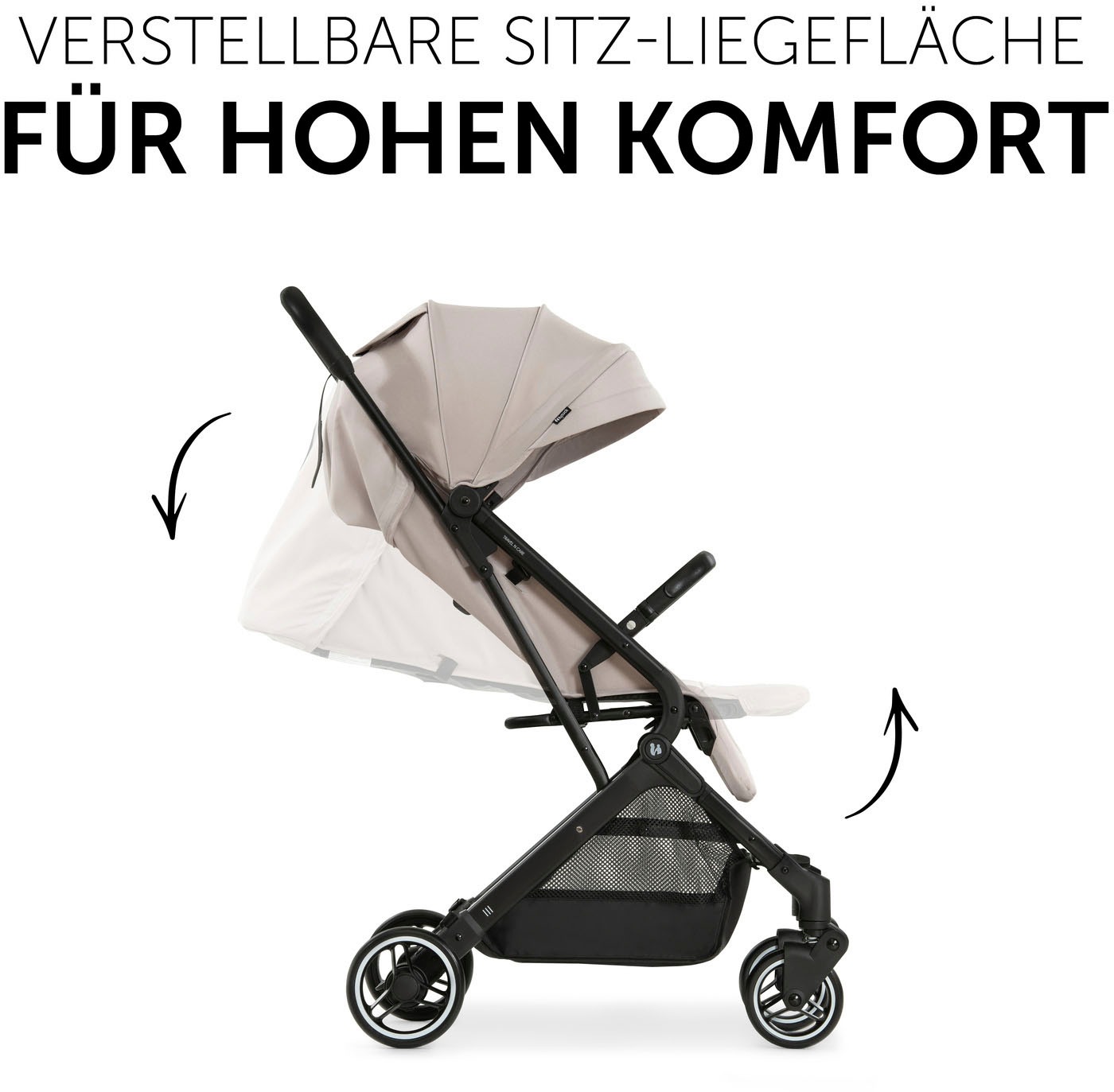 Hauck Kinder-Buggy »Travel N Care, beige«, 22 kg