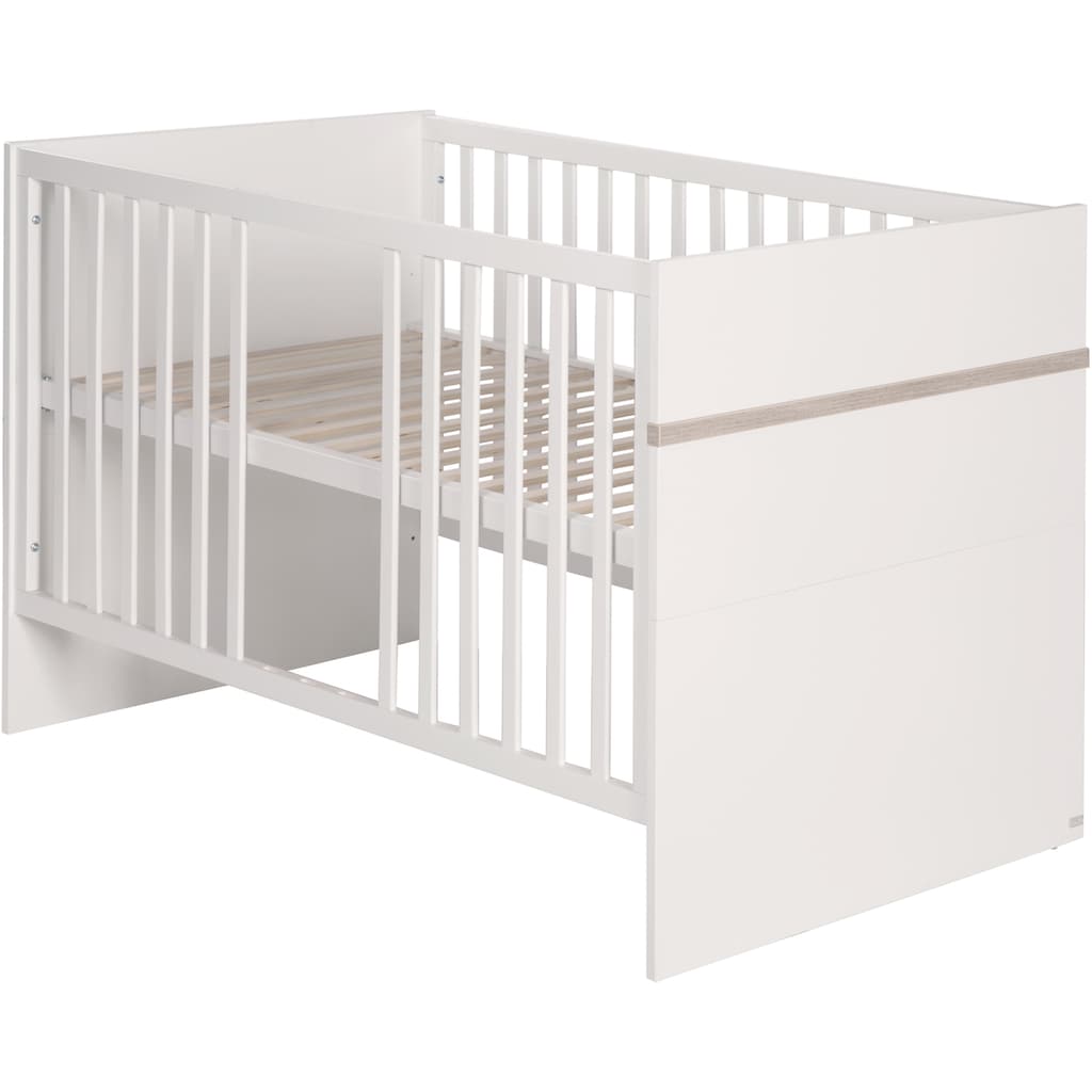 roba® Babymöbel-Set »Moritz«, (Spar-Set, 2 St., Kinderbett, Wickelkommode), mit Kinderbett und Wickelkommode; Made in Europe