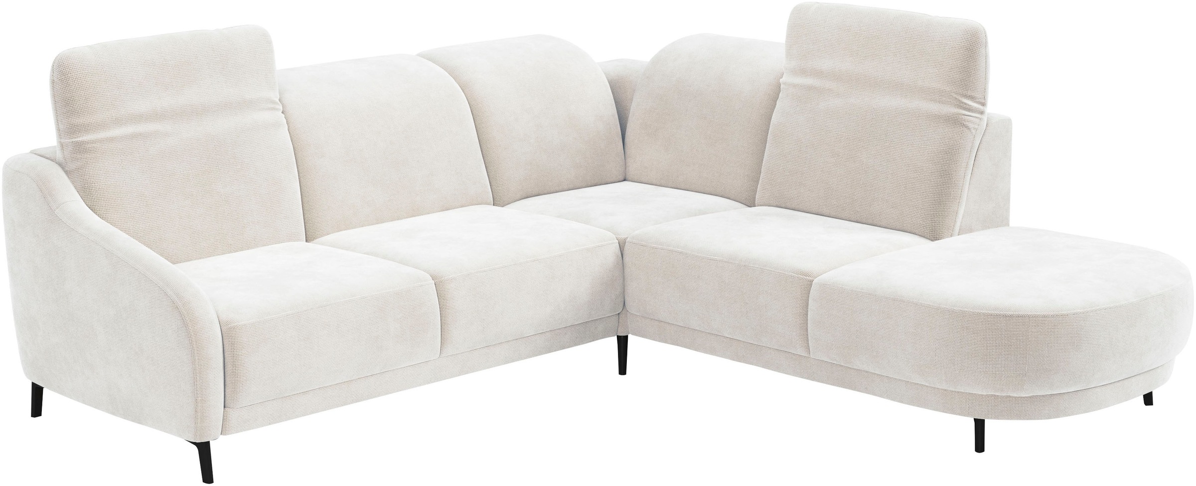 sit&more Ecksofa »Blues L-Form«, wahlweise mit Klapptisch und USB