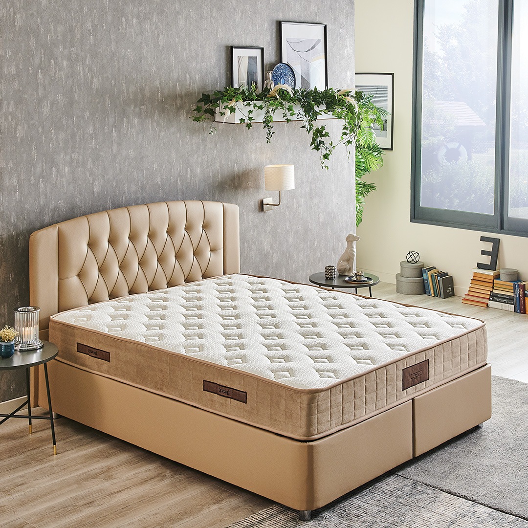 Yatas Bedding Bonnellfederkernmatratze »Majestät Luxus, Matratze 90x200, 14 günstig online kaufen
