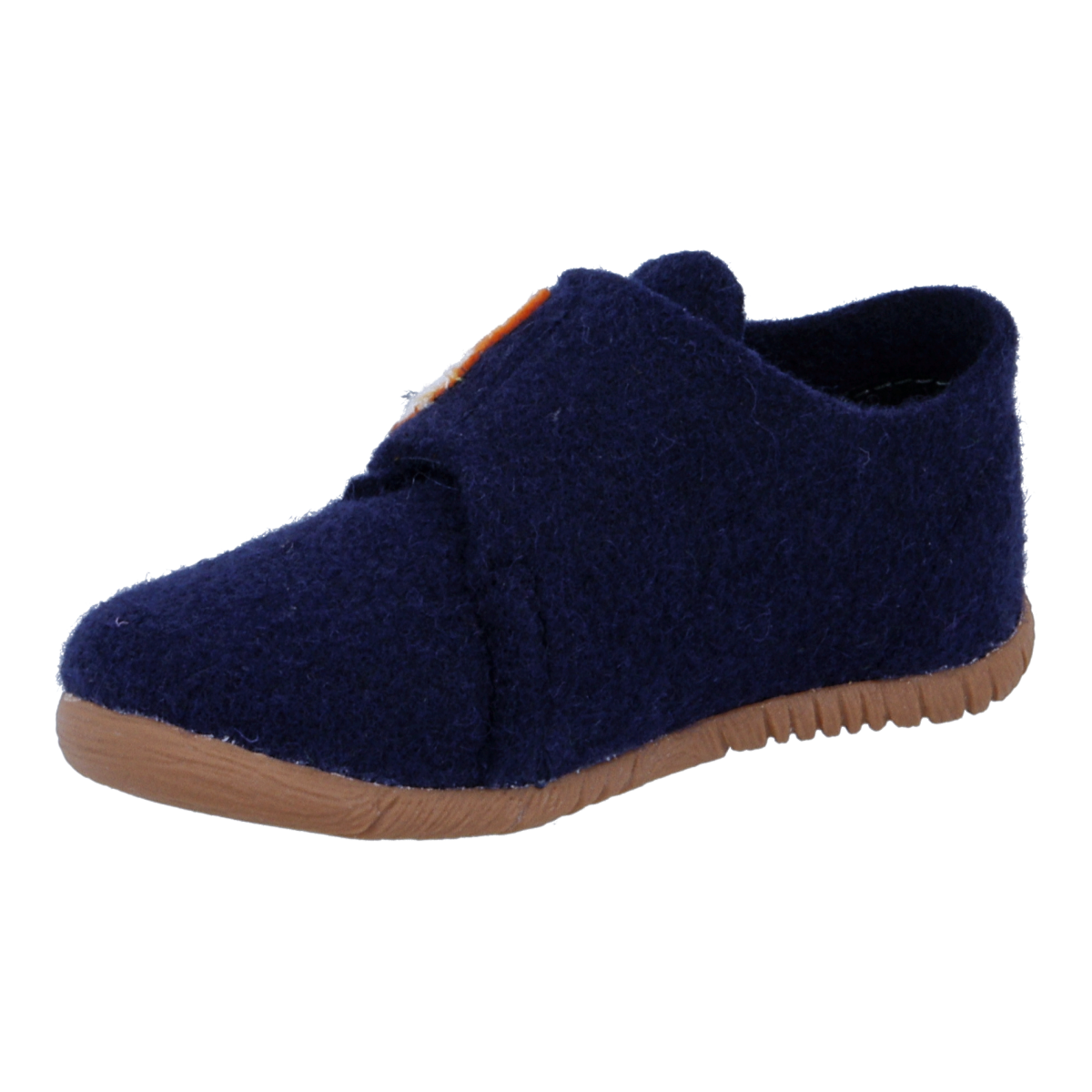 Richter Hausschuh »Filzi (Felt)«  Klettschuh mit Aufnäher, Größenschablone zum Download