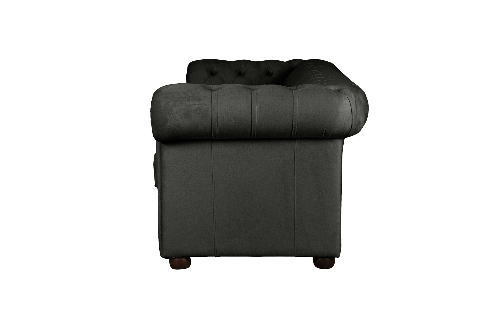 Home affaire 3-Sitzer »CHARENTE, optionale Schlafsofa, Chesterfield-Sofa, Bettfunktion«, mit edler Knopfheftung und typischen Armlehnen, B/T/H 198/89/74 cm