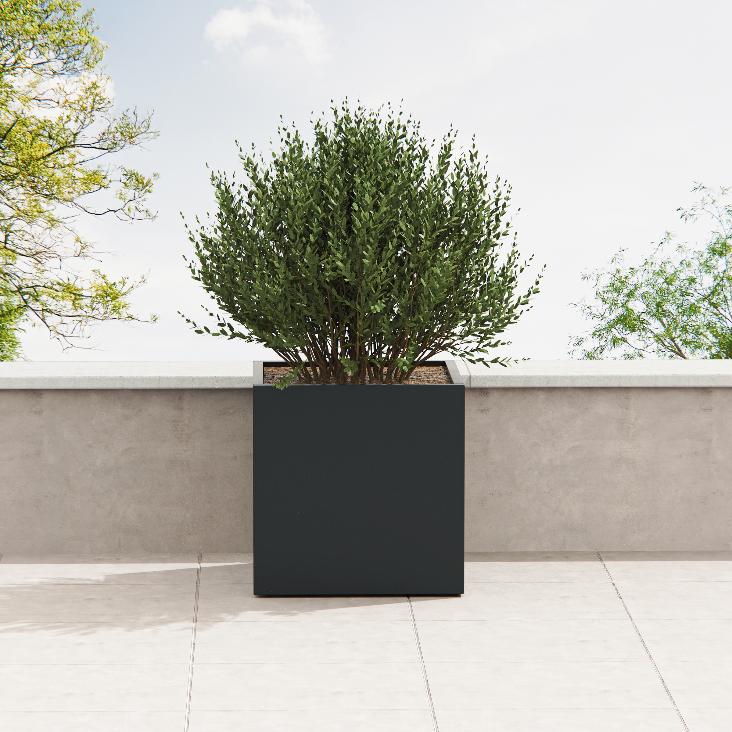 Herstera Garden Pflanzkübel »Cube« BxTxH: 80x80x80 cm