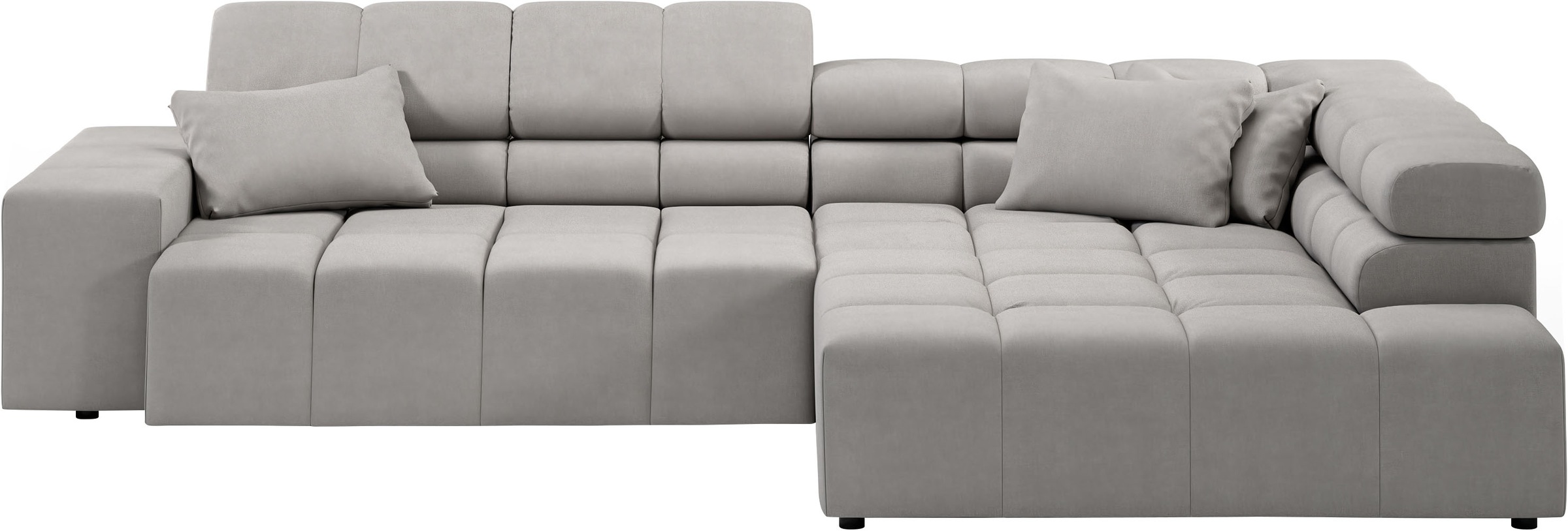 INOSIGN Ecksofa »Ancona incl. Kopfteilverstellung, OTTOs Choice, Breite 319cm, L-Form«, wahlweise motorische Sitztiefenverstellung, auch in Cord + Easy Care
