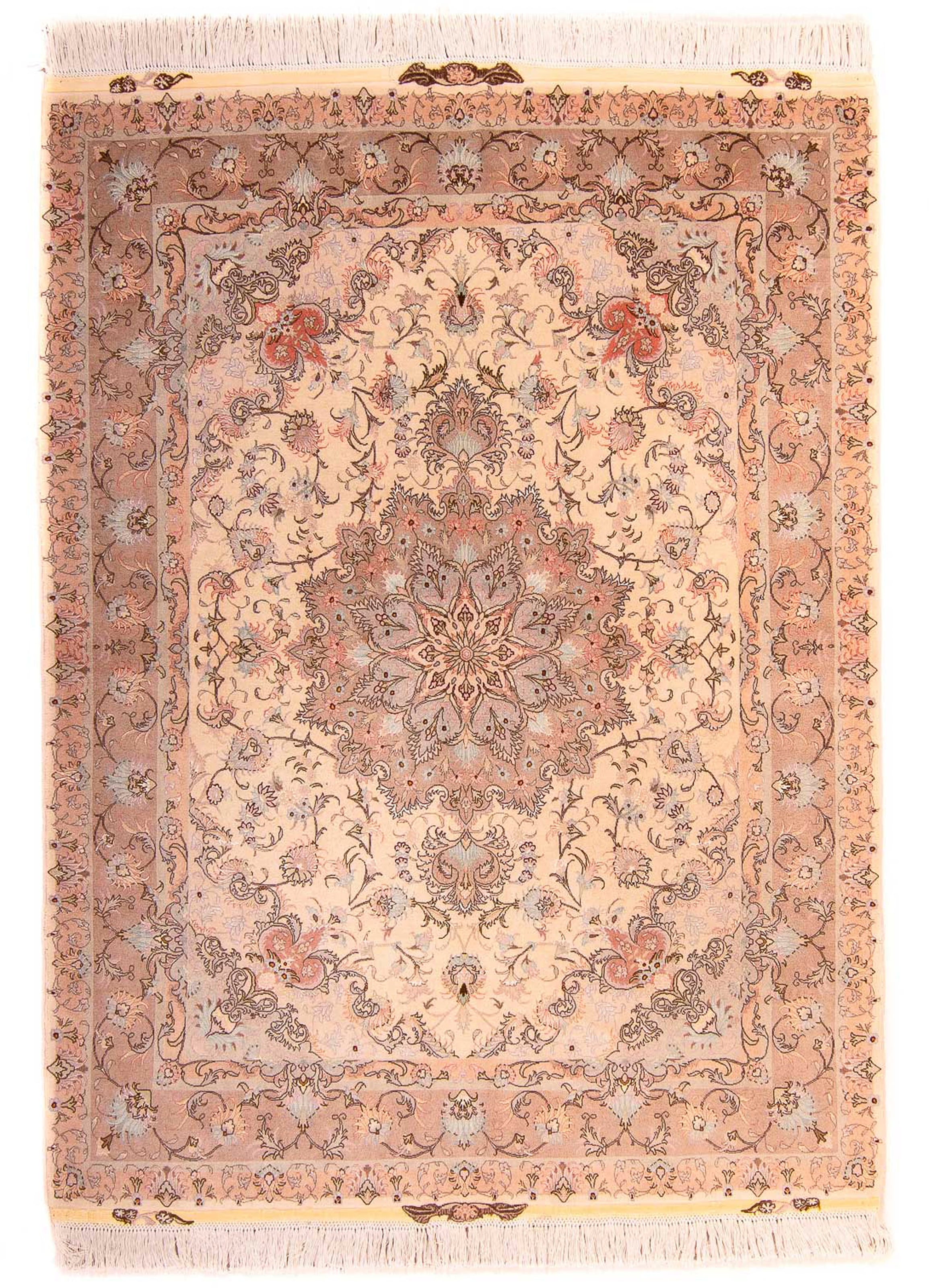 morgenland Orientteppich »Perser - Täbriz - Premium - 200 x 152 cm - beige« günstig online kaufen