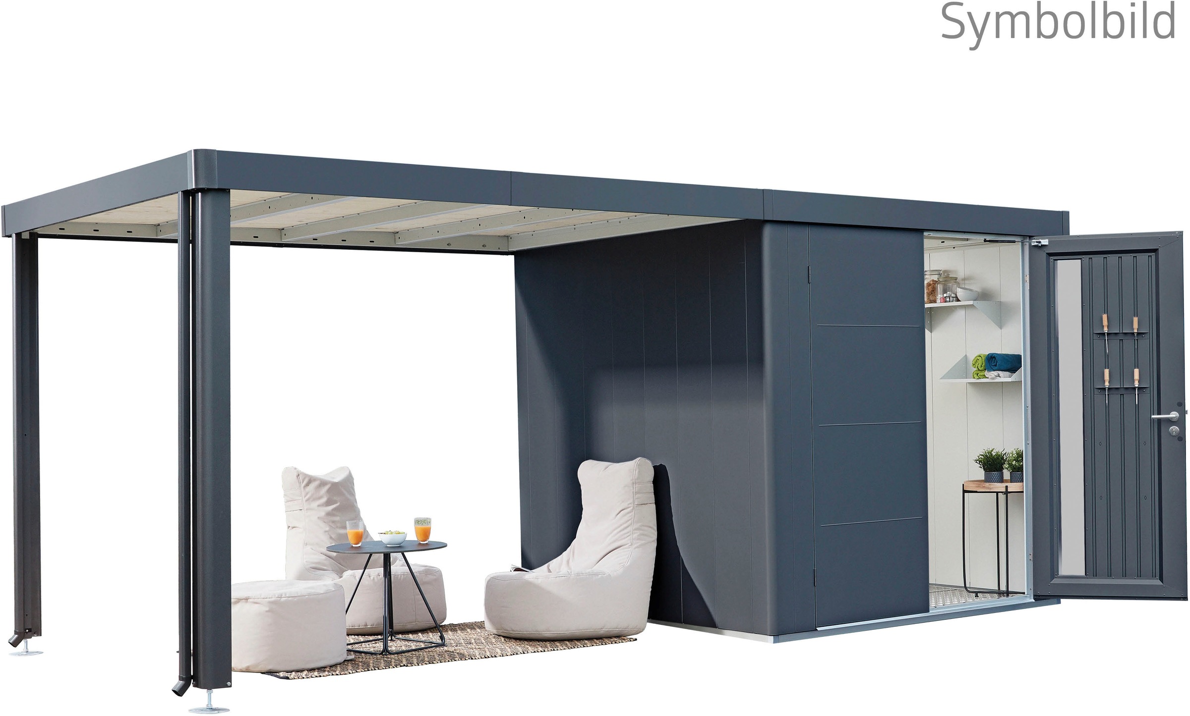 Biohort Gerätehaus »Neo 1C ST« Metall