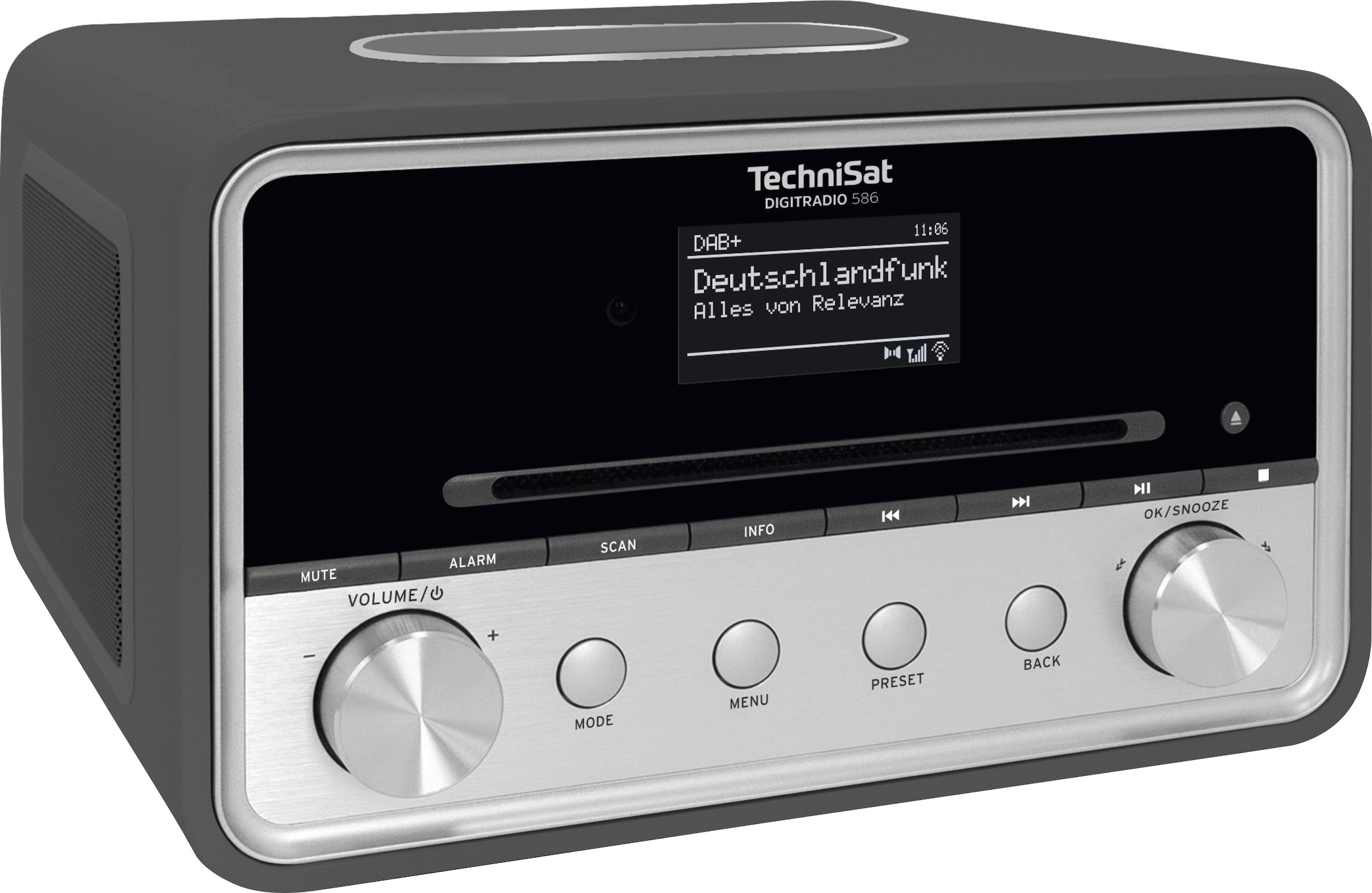 TechniSat Radio »DIGITRADIO 586«, (Bluetooth-A2DP Bluetooth-AVRCP Bluetooth-WLAN Digitalradio (DAB+)-Internetradio-UKW mit RDS 20 W)