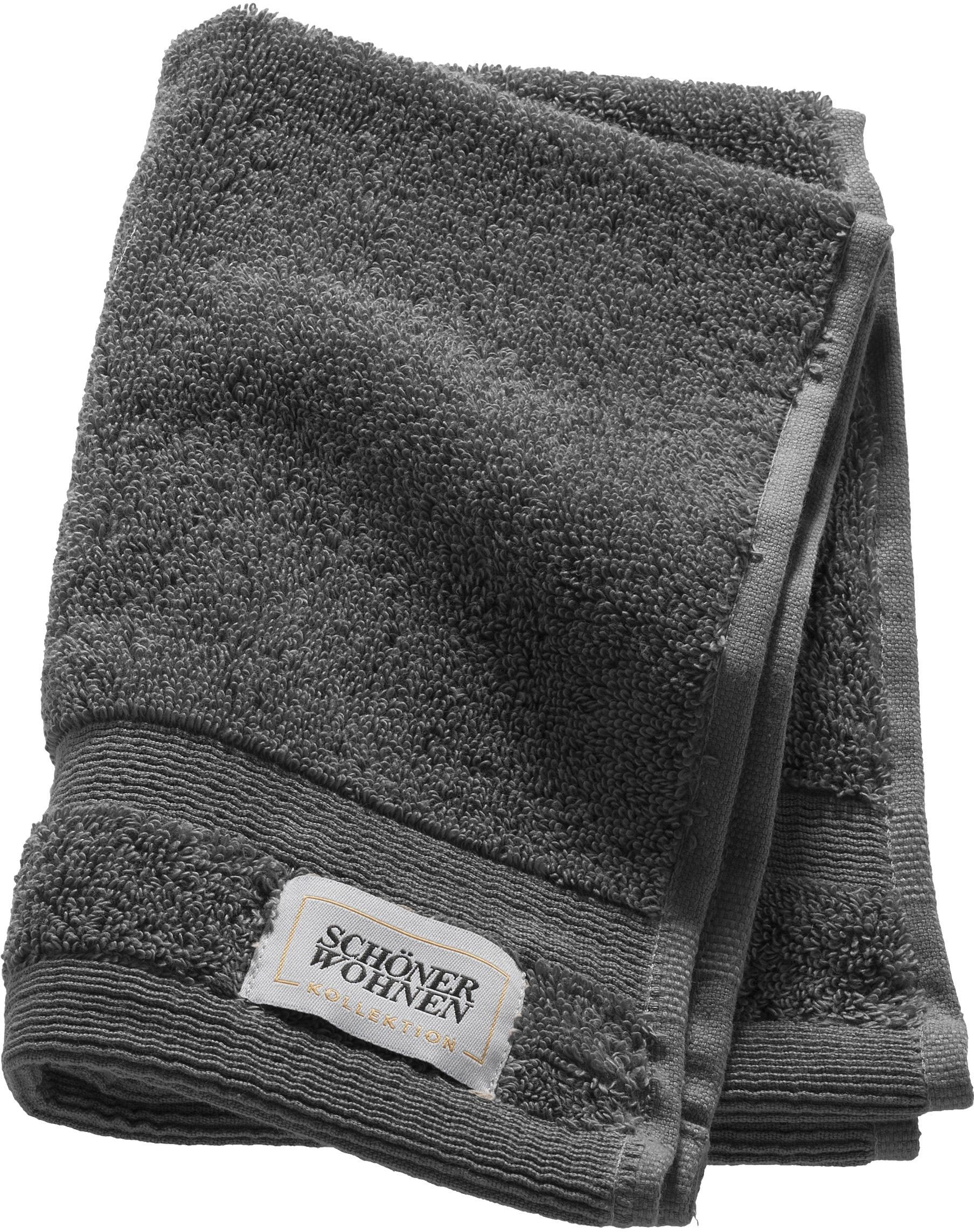 SCHÖNER WOHNEN-Kollektion Gästehandtuch »Cuddly«, (3 St., Gästehandtuch 30 x 50 cm), schnell trocknende Airtouch-Qualität
