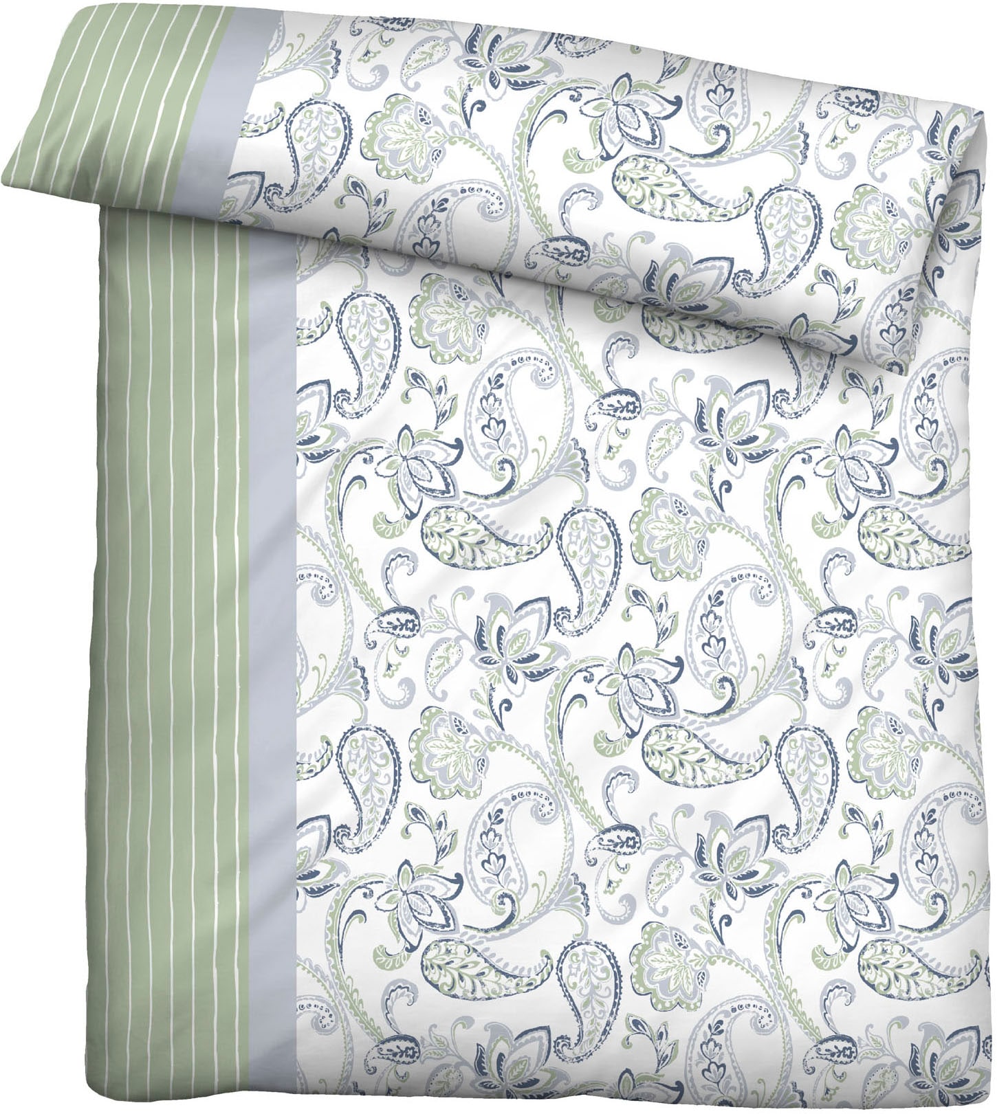 Castell - Markenbettwäsche Bettwäsche »0560987« 2 Stk. tlg. feiner Glanz + weicher Griff, pflegeleicht, ganzjährig einsetzbar, RV