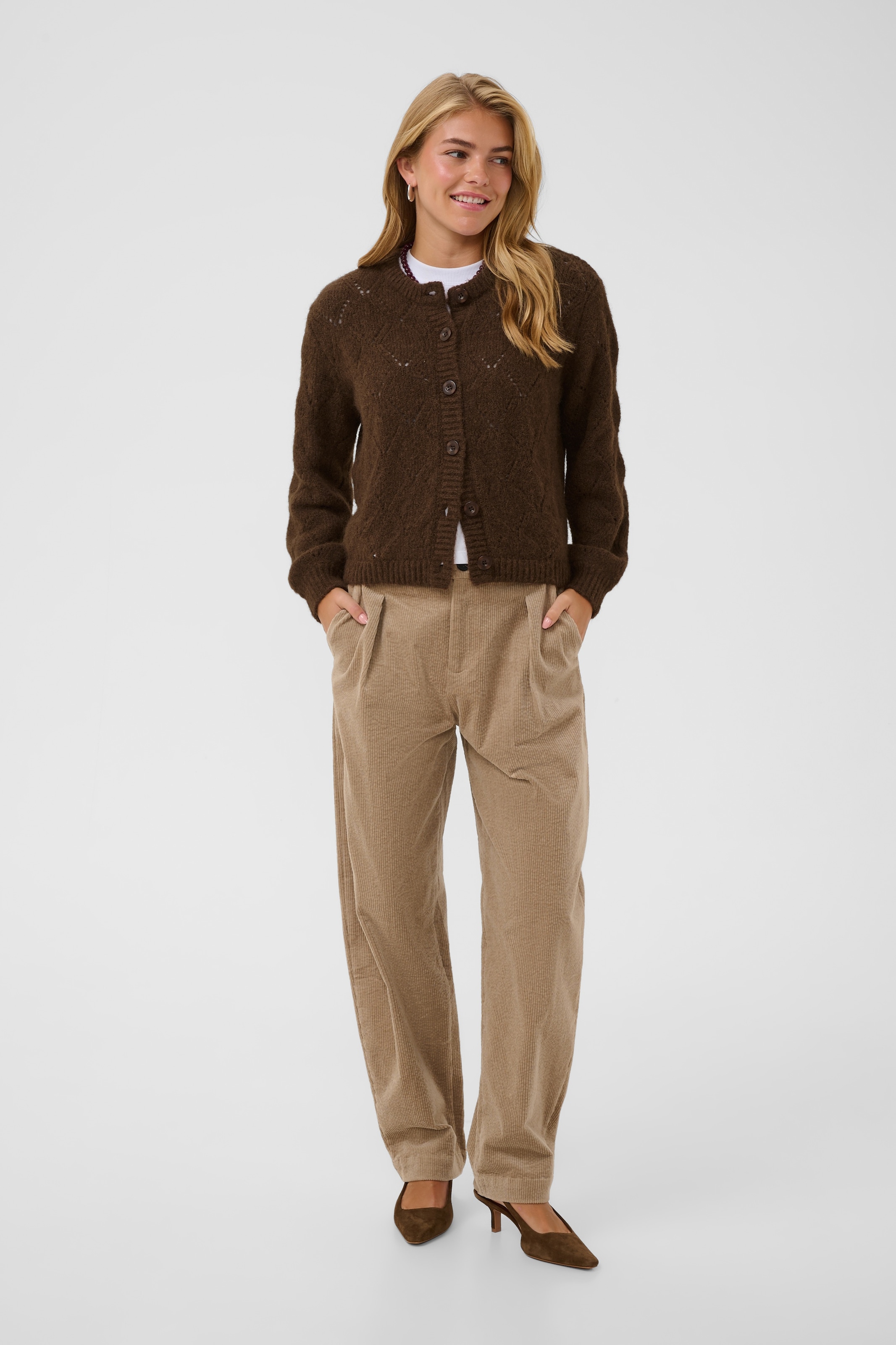 Saint Tropez Strickjacke »TabbathaSZ Cardigan« Materialmix, Regular fit