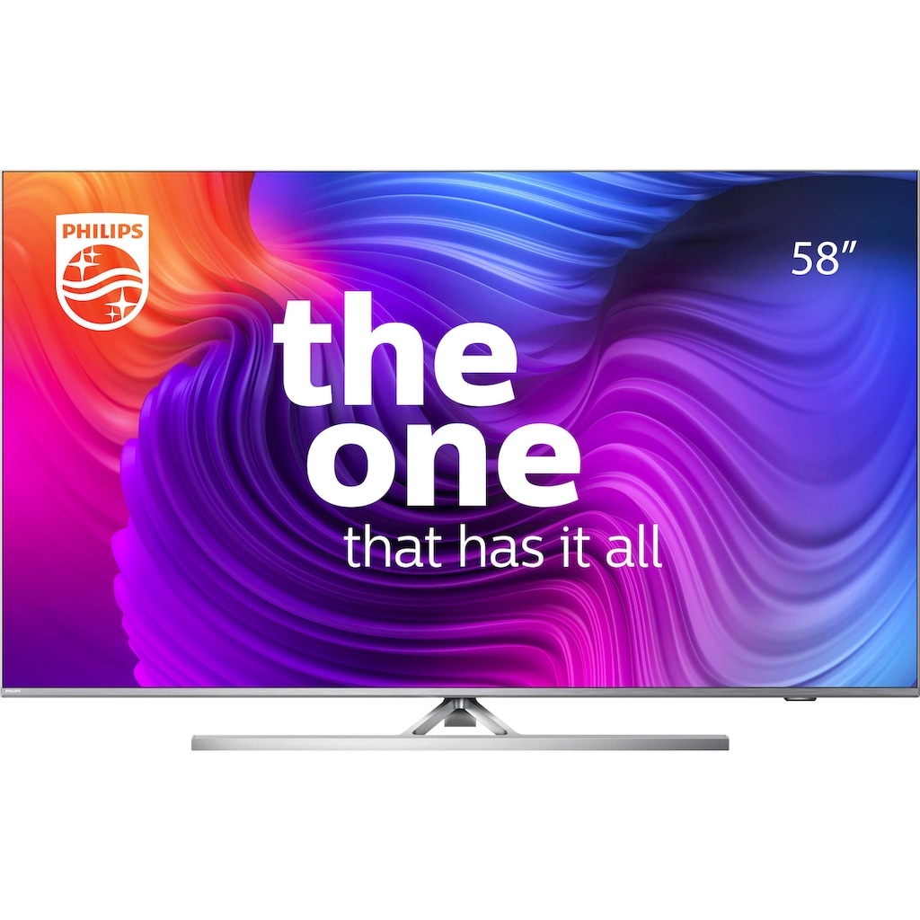 Philips LED-Fernseher »58PUS8506/12«, 146 cm/58 Zoll, 4K Ultra HD, Smart-TV, 3-seitiges Ambilight