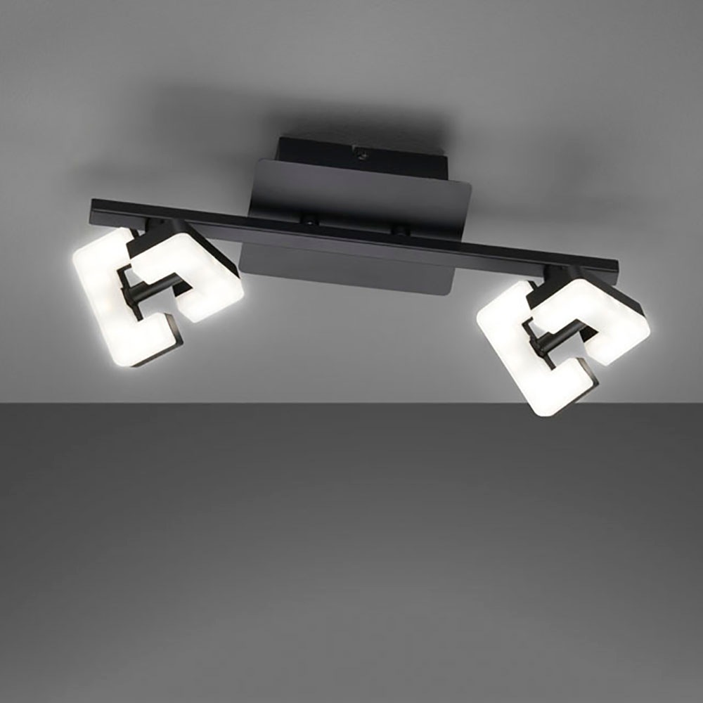 FISCHER & HONSEL Deckenstrahler »Ray«, 2 flammig, Leuchtmittel LED-Modul | LED fest integriert, langlebige LED