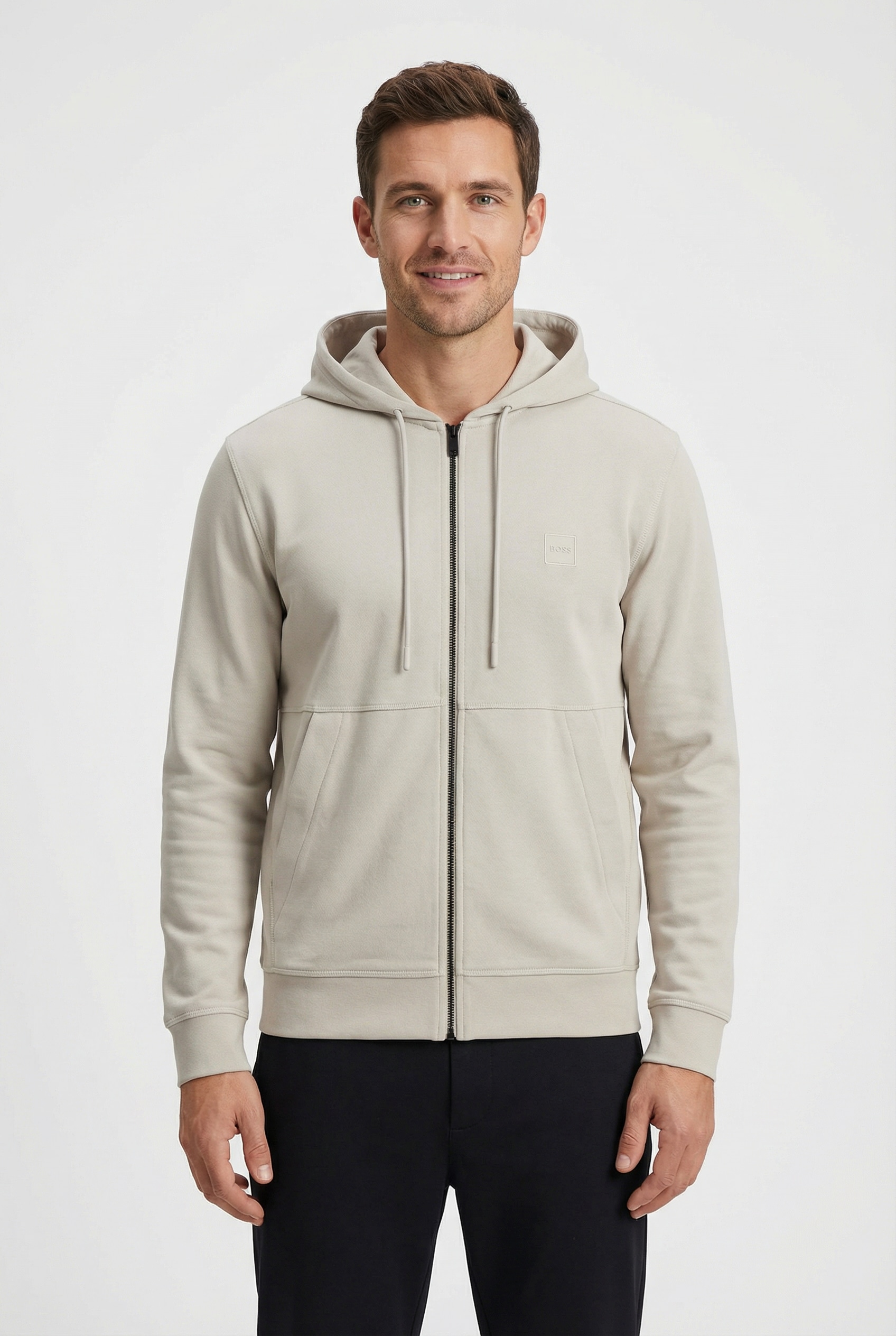 BOSS ORANGE Kapuzensweatjacke »Zetalky« mit Kängurutasche