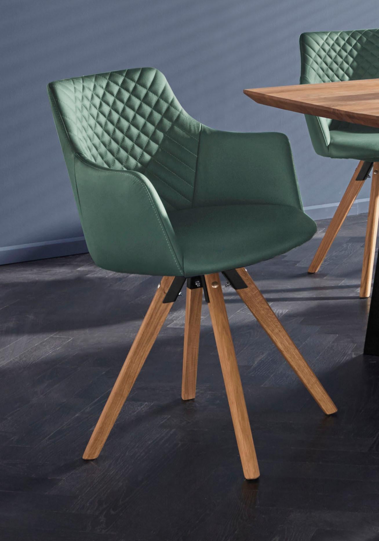 Home affaire Armlehnstuhl »LISABON« (Set) 2 Stk.mit Drehfunktion, Bezug aus günstig online kaufen