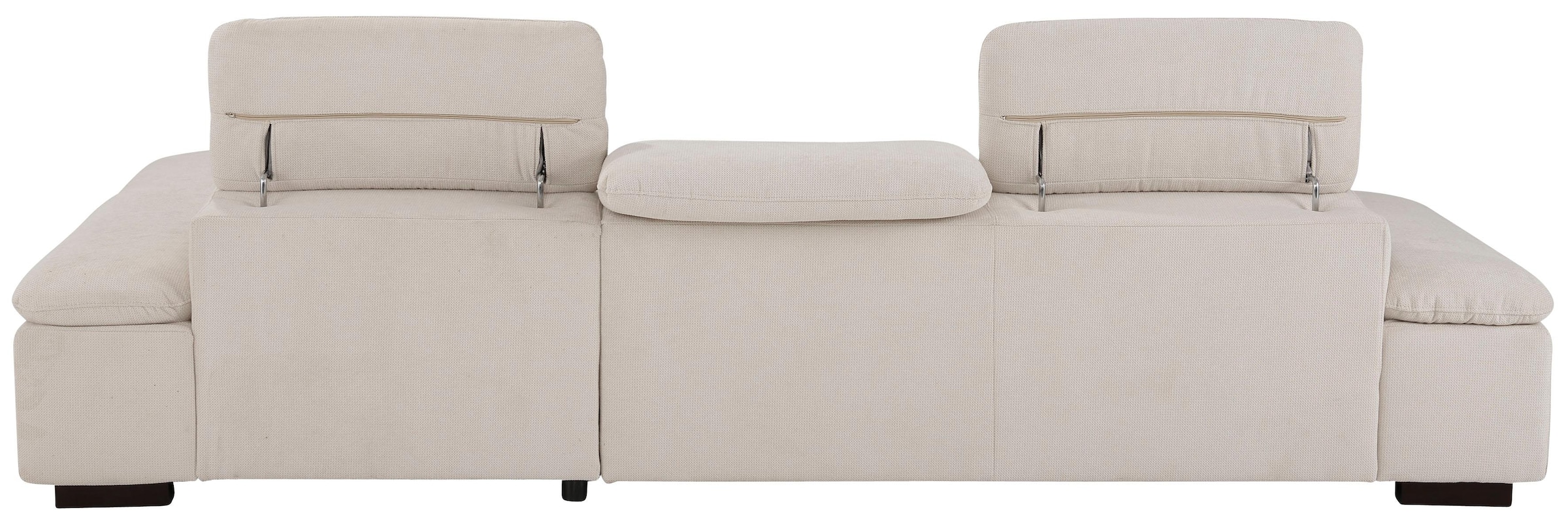 Home affaire Ecksofa »Alberto L-Form«, mit Kopfteilverstellung, wahlweise mit Bettfunktion