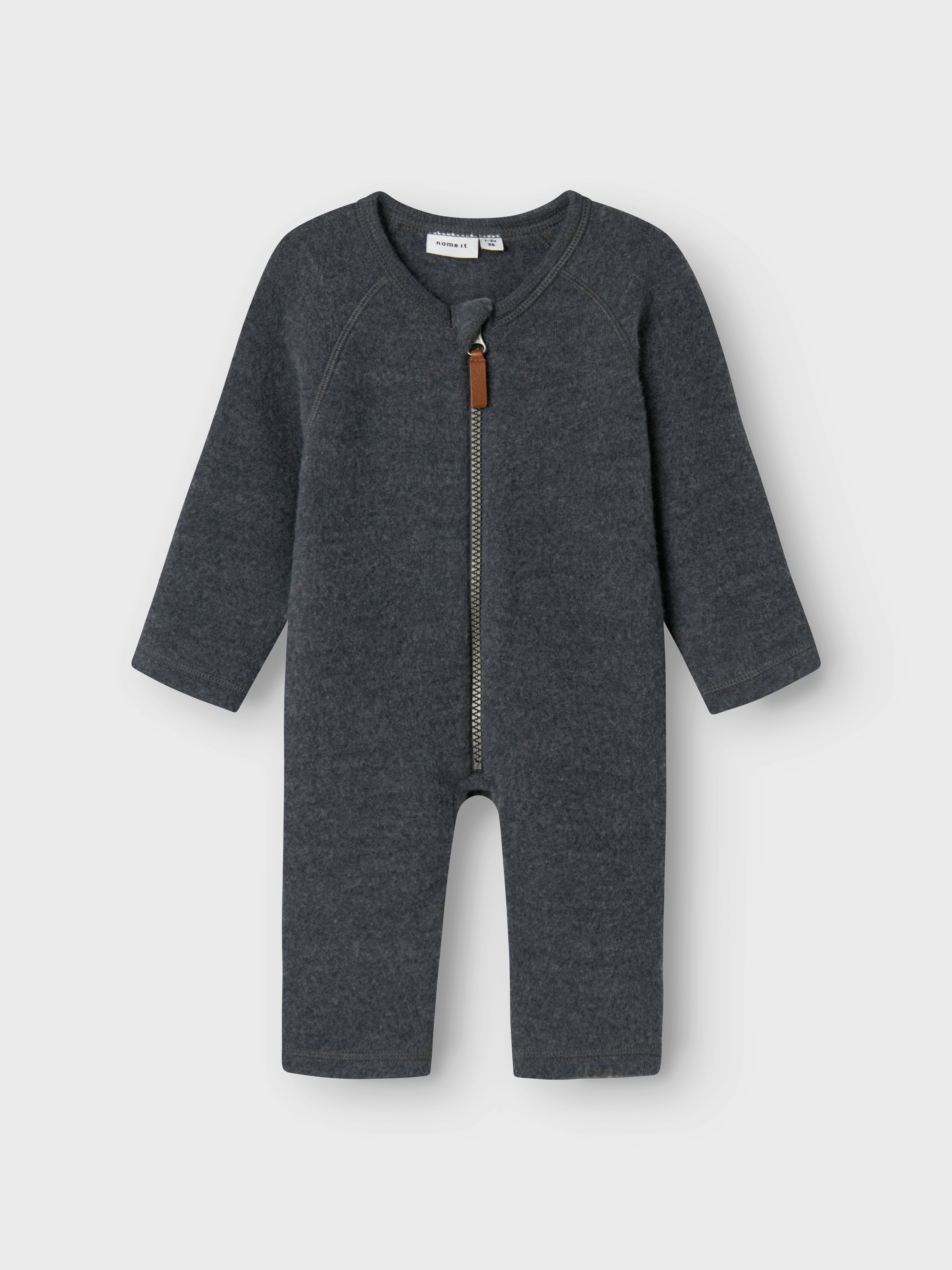NAME IT Overall »NBMWMINO WOOL BRU LS SUIT NOOS« Ombre Blue 56 56 Jumpsuit von Name it für Babys