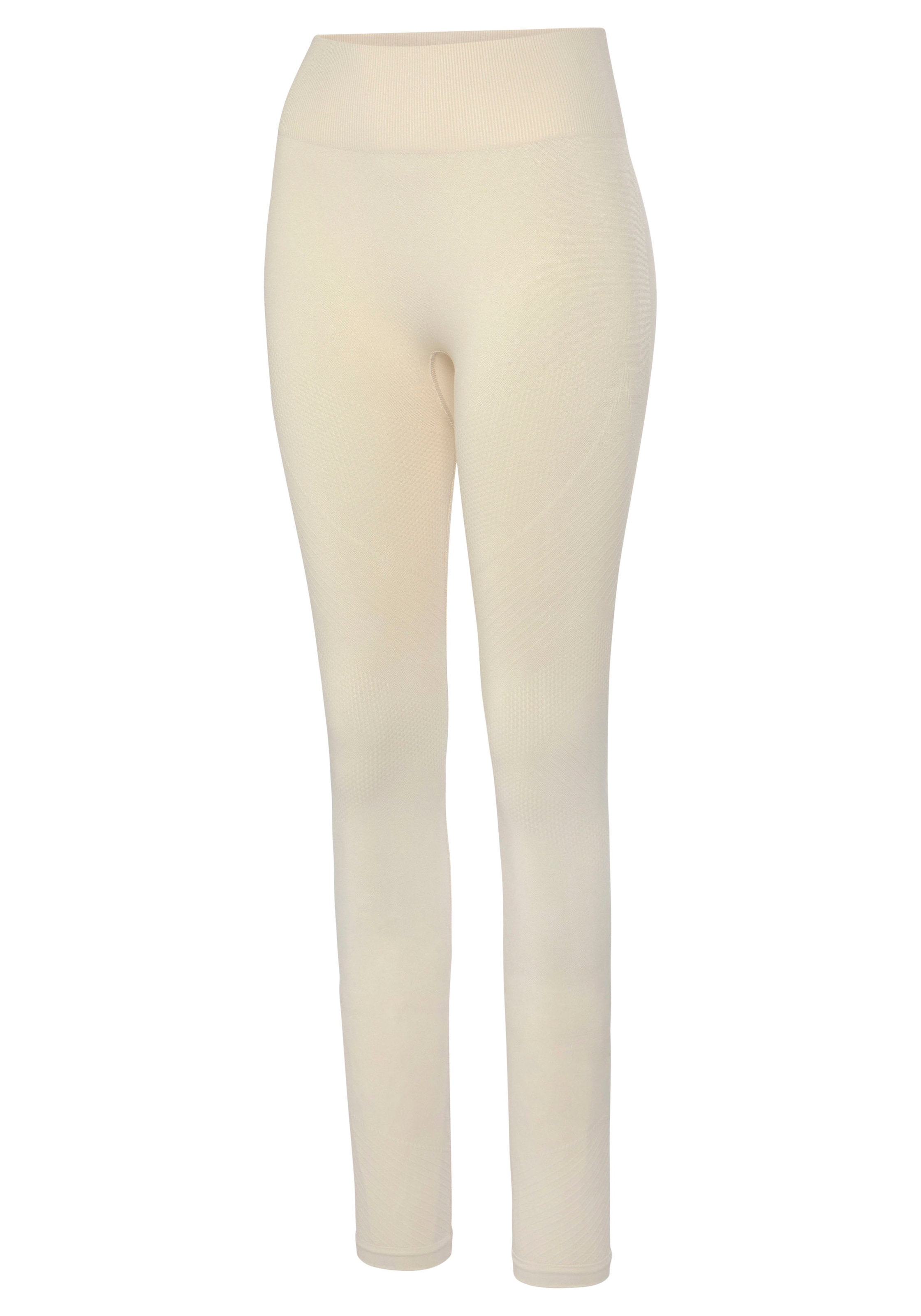 LASCANA Seamless Leggings »Po Push Up«, mit Rippstruktur und Shapingeffekt, Sporthose, Sportleggings