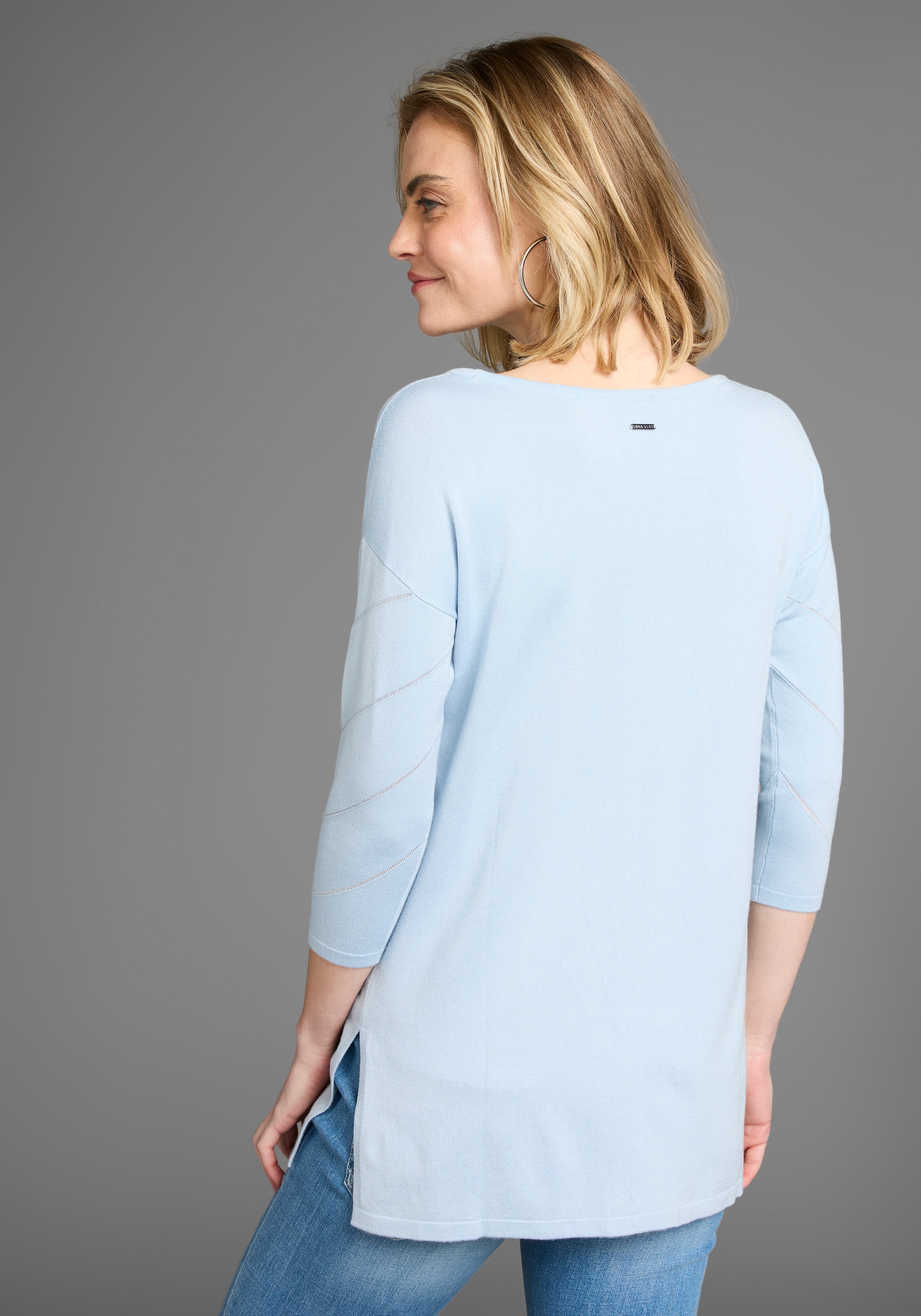 Laura Scott Strickpullover, mit Ajourmuster