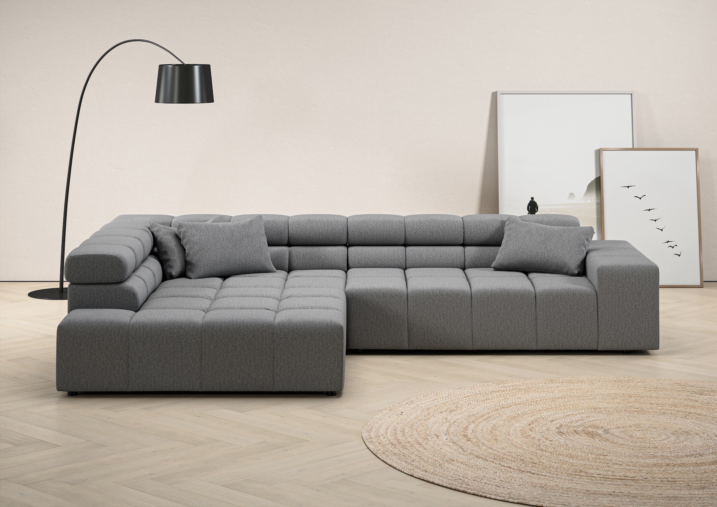Home affaire Ecksofa »Ancona incl. Kopfteilverstellung, OTTOs Choice, Breit günstig online kaufen