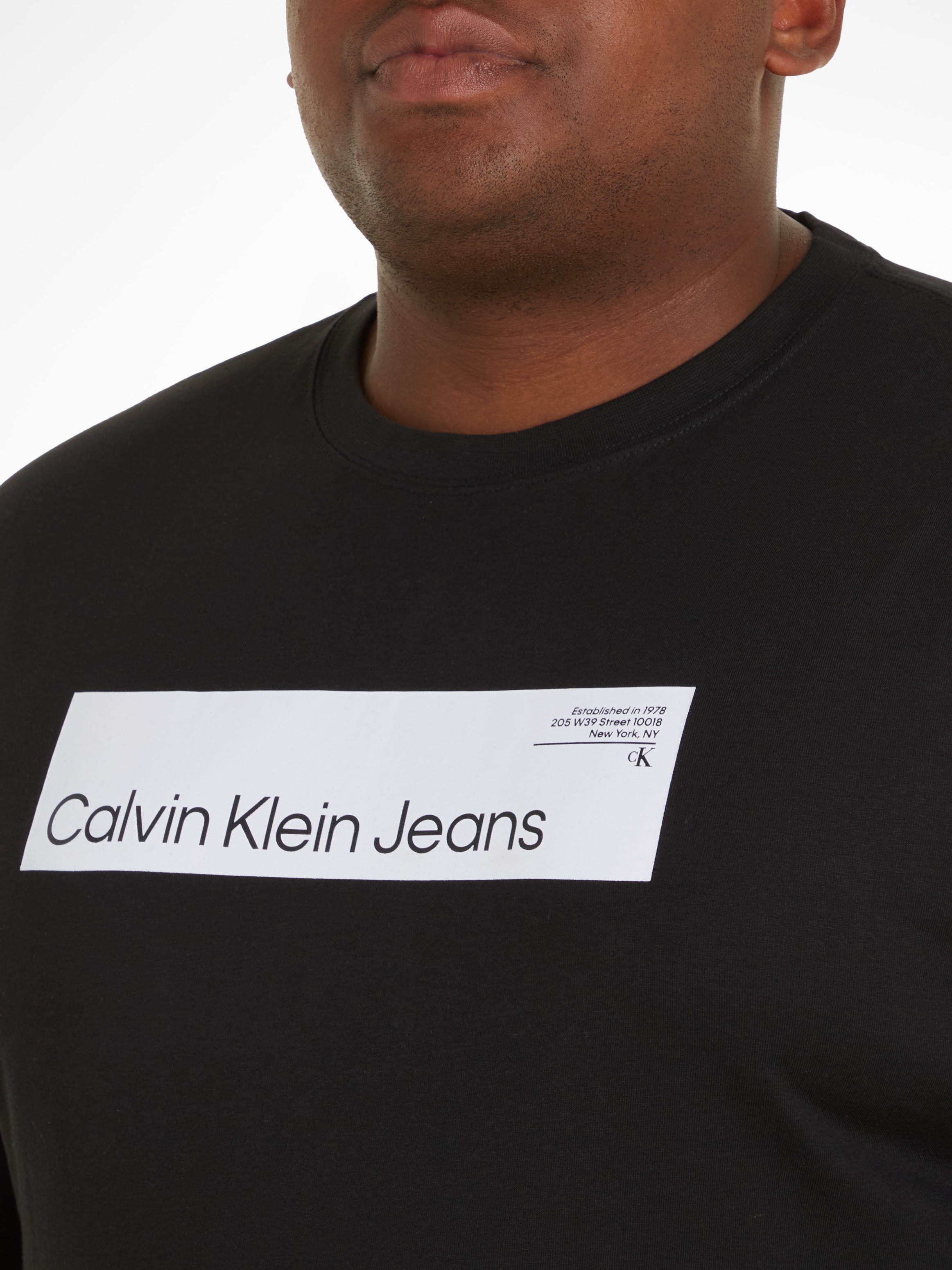 Calvin Klein Jeans Plus T-Shirt »PLUS HYPER REAL BOX LOGO TEE« online  kaufen