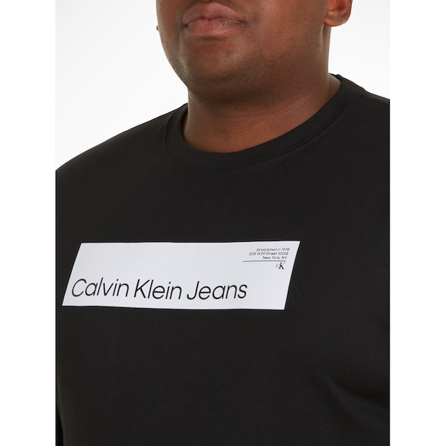 Calvin Klein Jeans Plus T-Shirt »PLUS HYPER REAL BOX LOGO TEE« online  kaufen