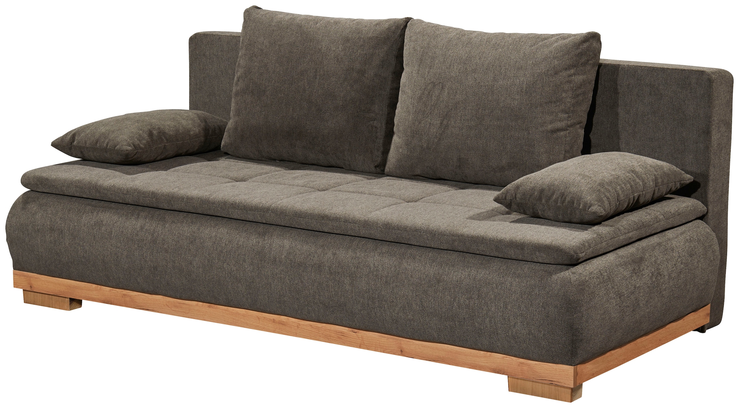ED EXCITING DESIGN Schlafsofa »Mila«, mit Bettkasten & 2 Armlehnenkissen