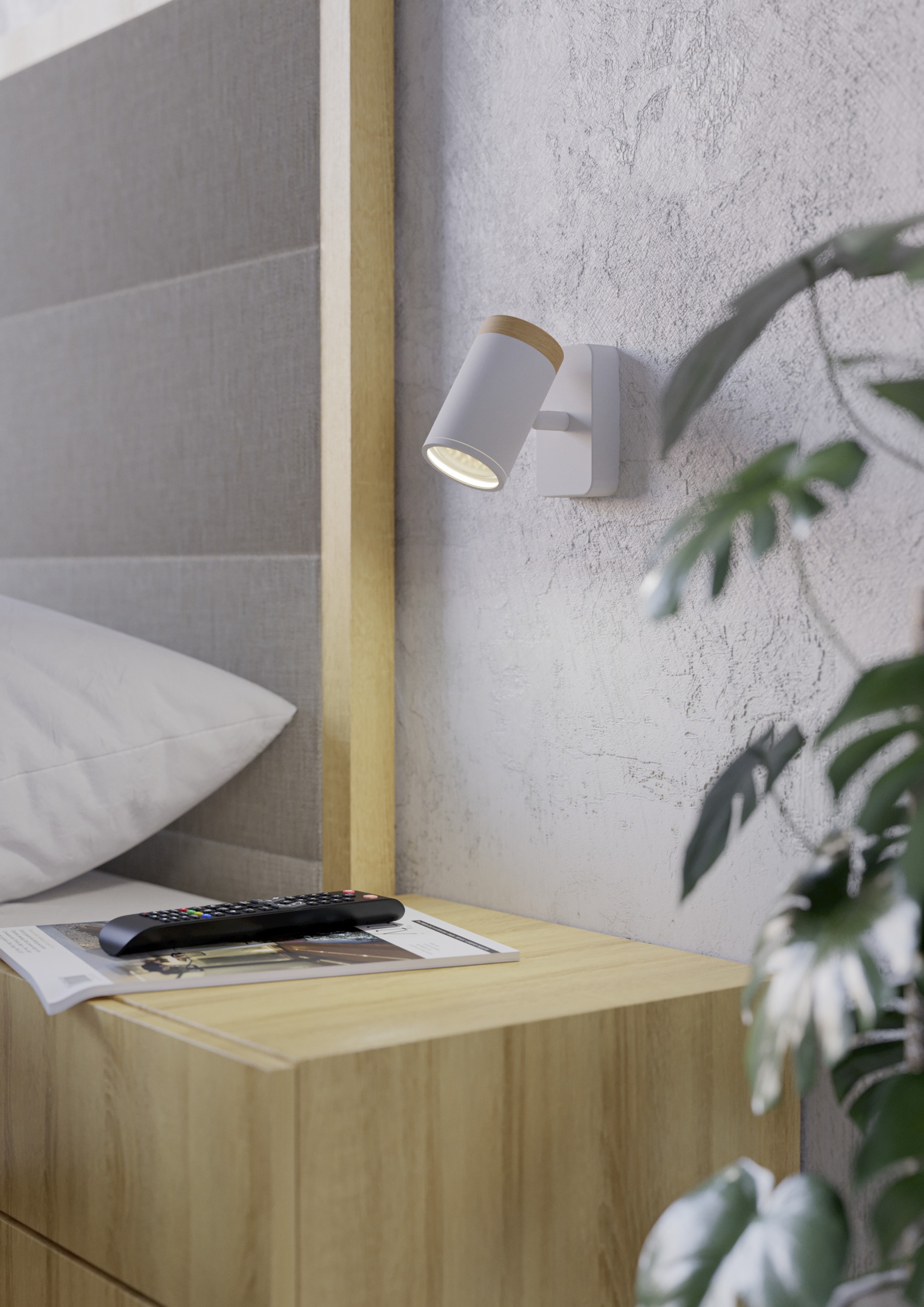 EGLO Deckenspot »CONSUMA Spotlampe - Stahl, Holz - GU10 - 1X3W - IP44« GU10 günstig online kaufen