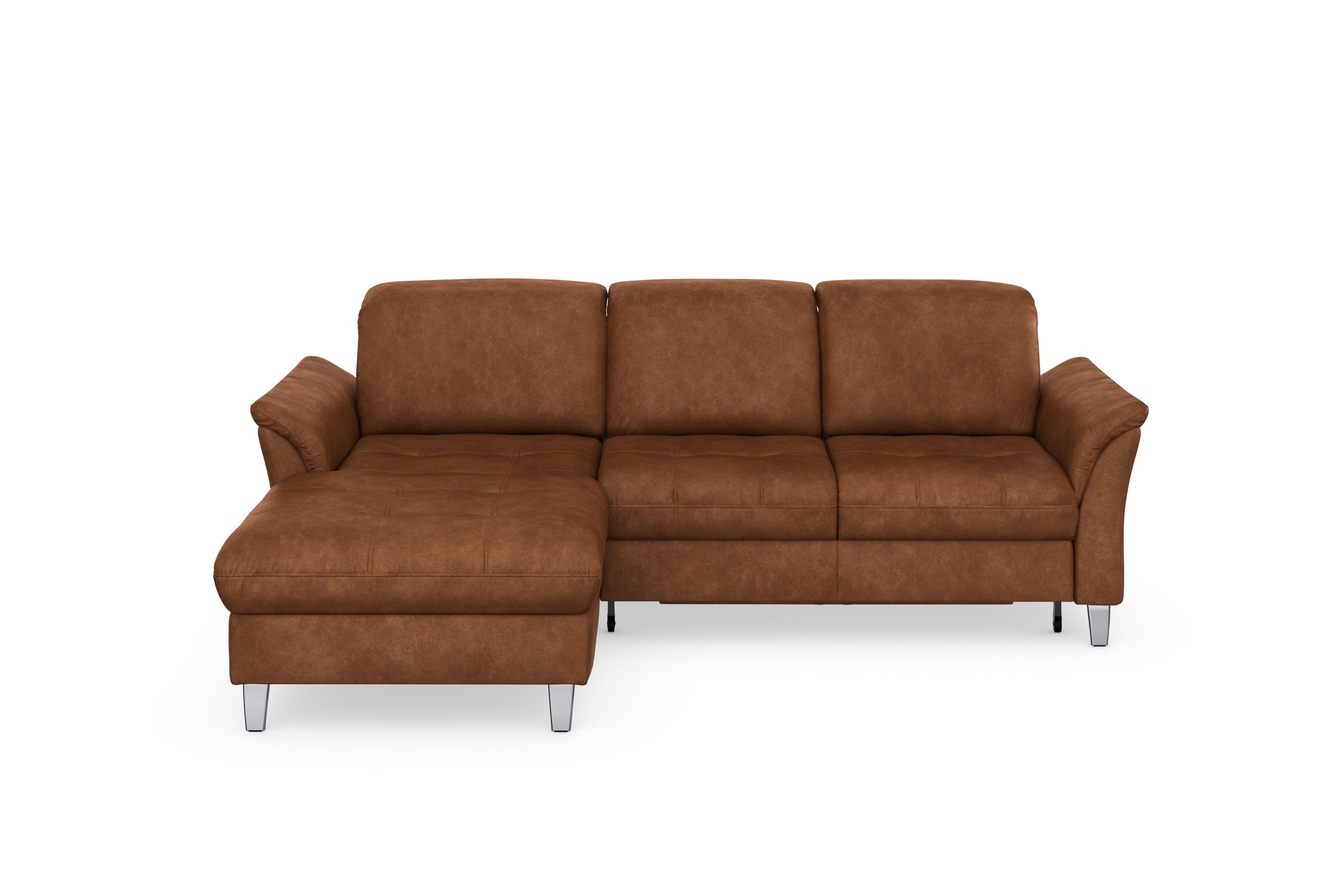 sit&more Ecksofa »Maggiore L-Form«, wahlweise mit Kopfteilverstellung, Bettfunktion und Bettkasten